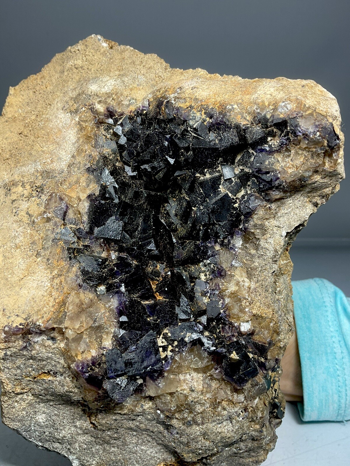 SS Rocks – Purple Fluorite (Columbia Mine – Crittendon, Kentucky) 5.38lbs