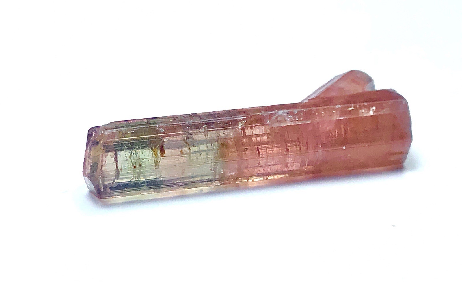 Beautiful an amazing naturel top quality bicolor tourmaline crystal