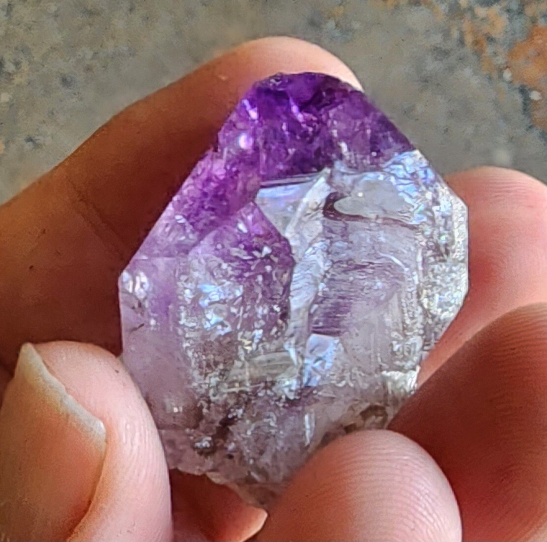 A CHOICE Glassy Gemmy Purple Amethyst crystal from KEDON, Ural, Russia Siberia