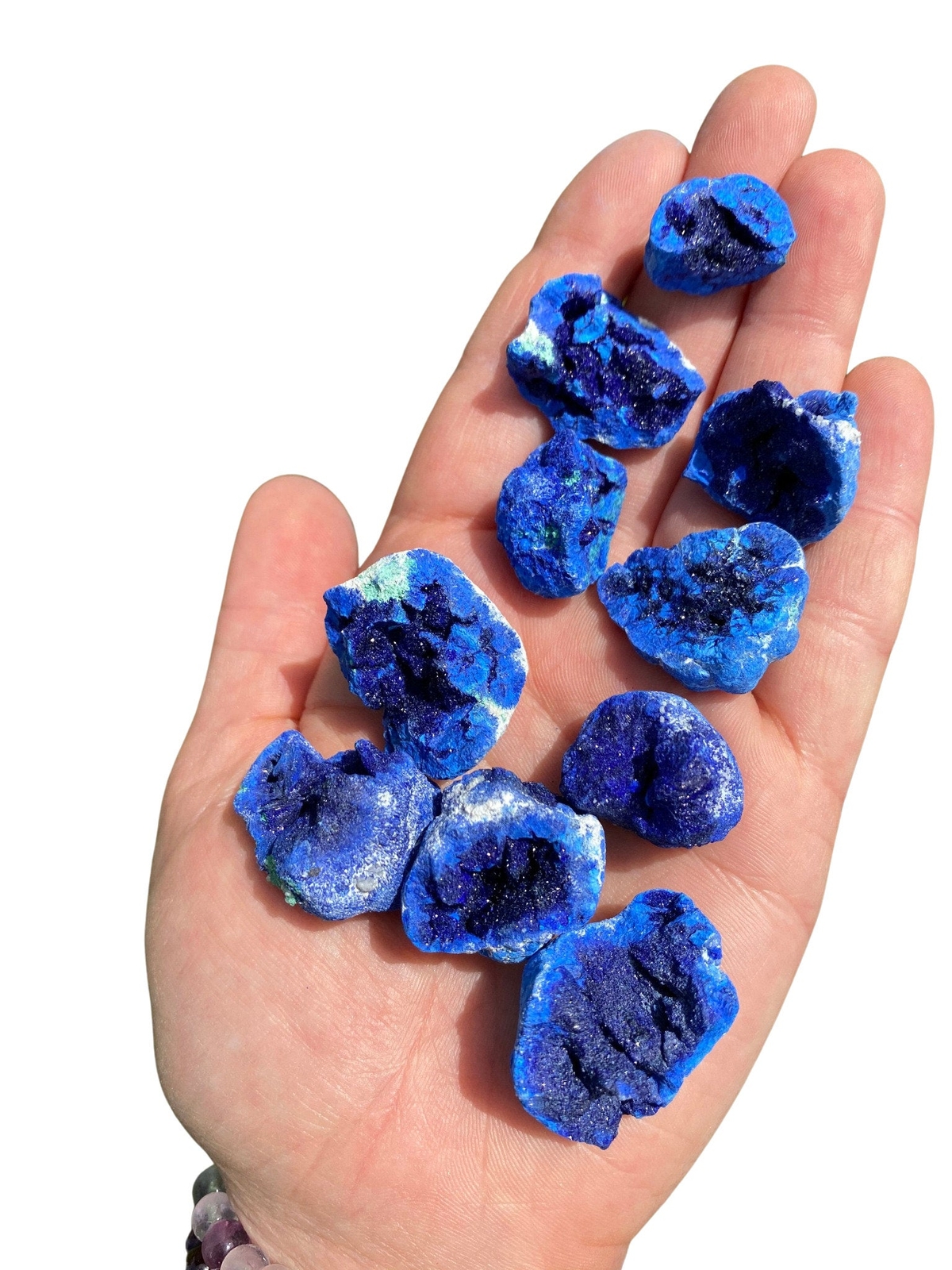 Raw Azurite & Malachite Cluster, Natural Azurite Poteryaevskoe Mine, Siberia