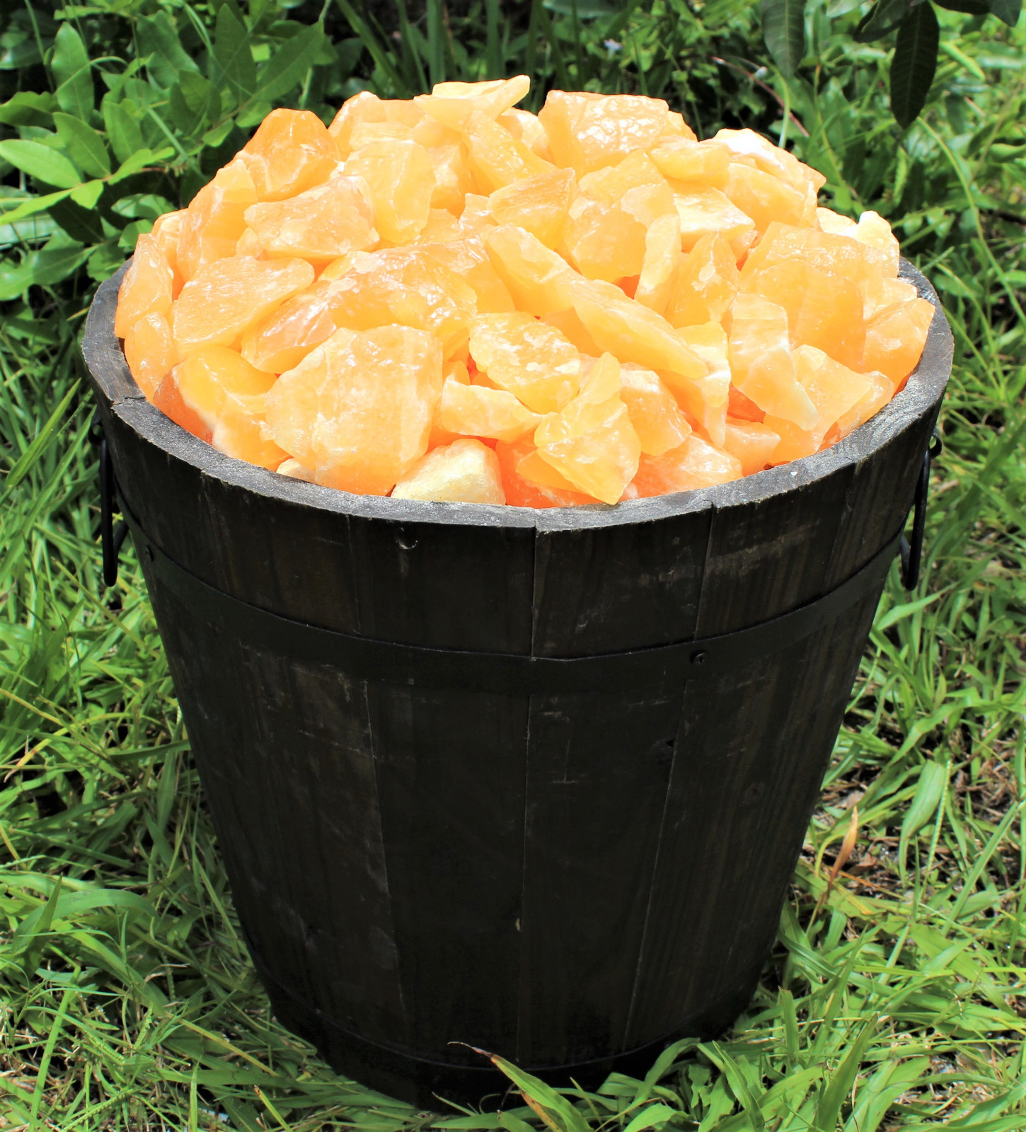 Rough Orange Calcite: 5 lb Wholesale Bulk Lot (Natural Raw Crystal Specimens)