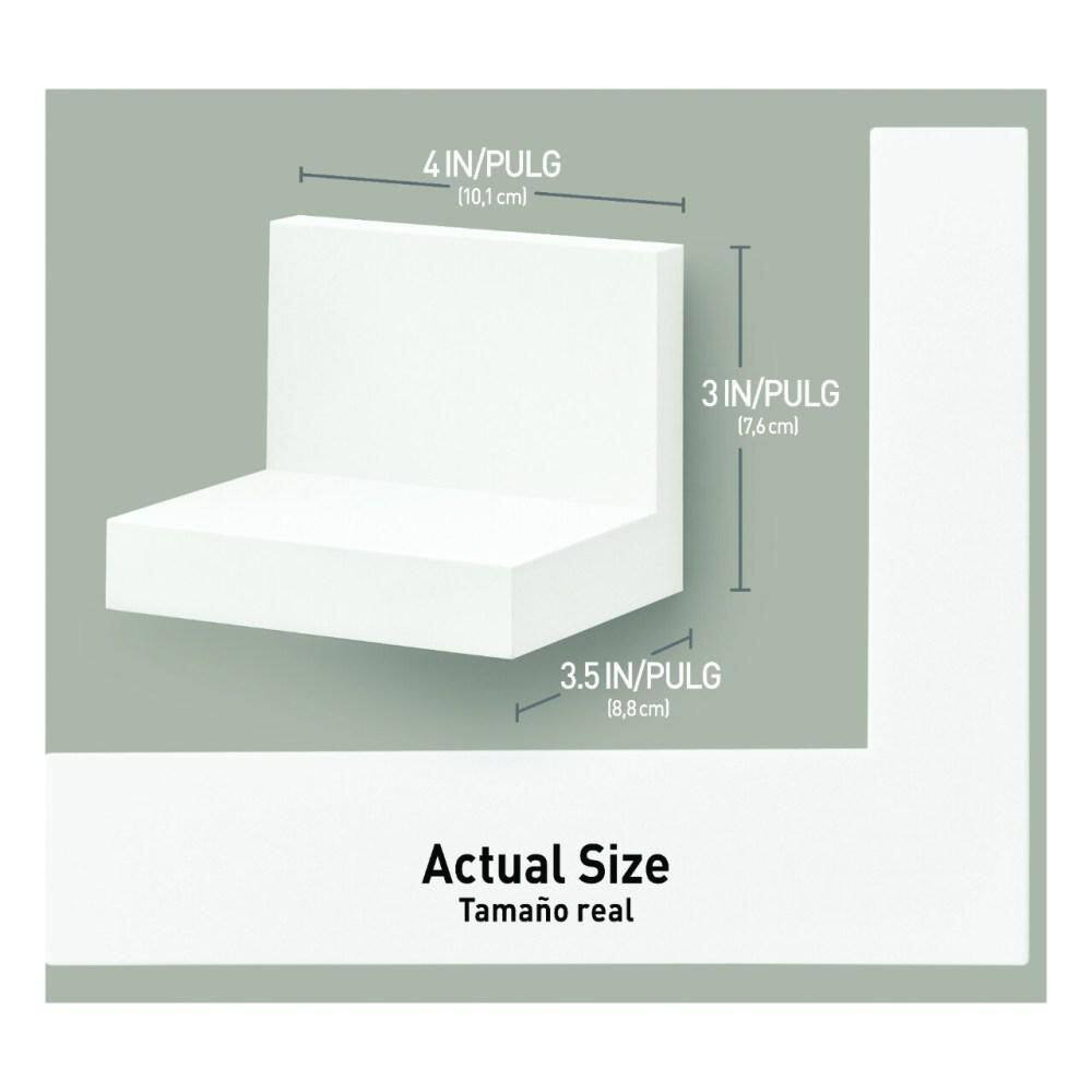 4 In. X 3.5 In. Quartz Display Ledges (2-Pack)