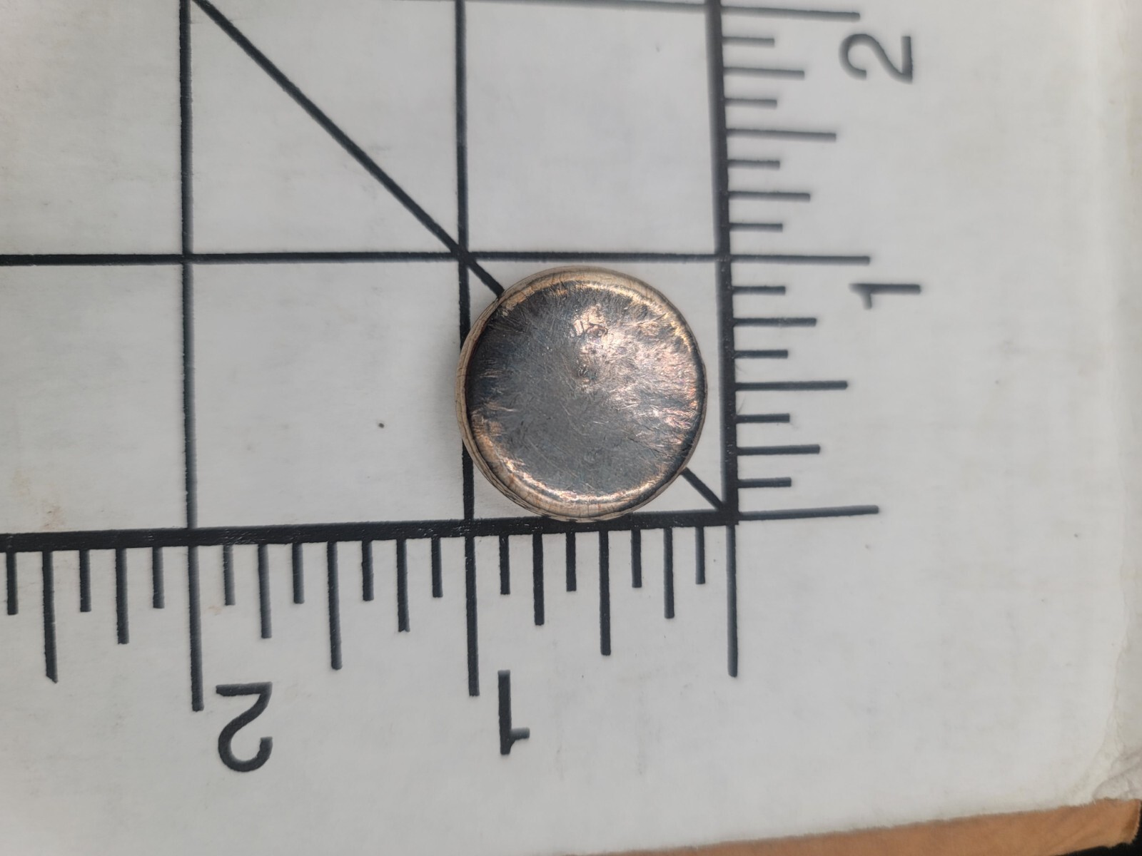 1/2 oz – Bismuth Metal ROUND 99.99% Pure