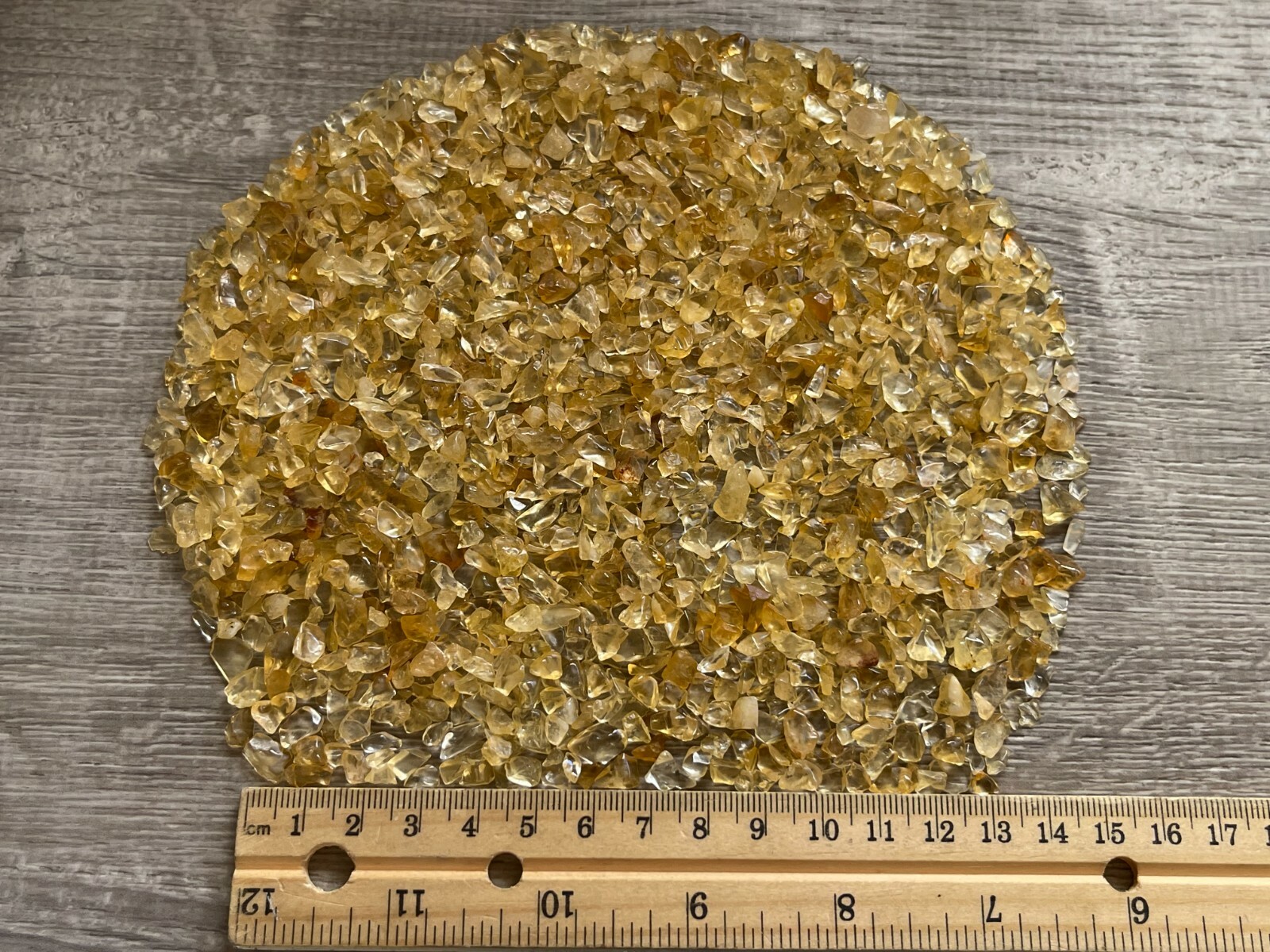 Grade A+++Citrine Semi Tumbled Gemstone Mini Chips 3 – 6 mm, Wholesale Bulk Lot