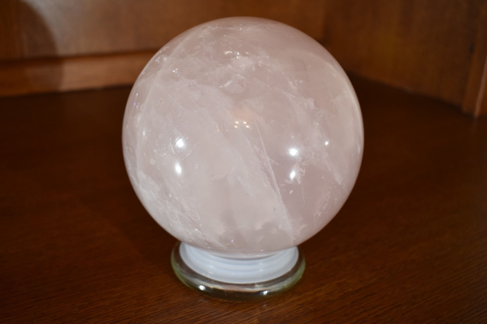 Rose Quartz sphere 4626 grams 149 mm