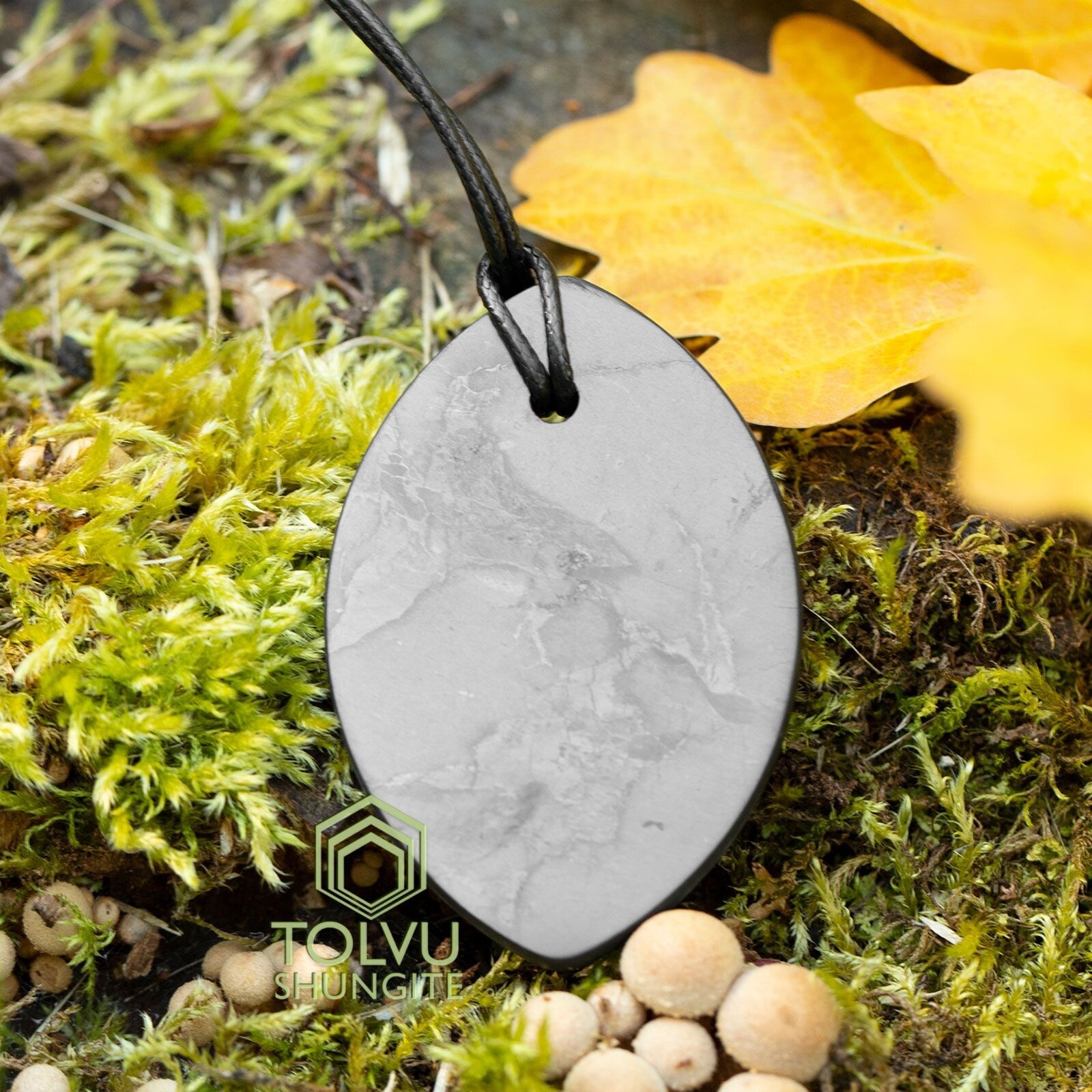 Shungite Pendants – No Fake – 12x Styles – Authentic Stone Necklace – Tolvu
