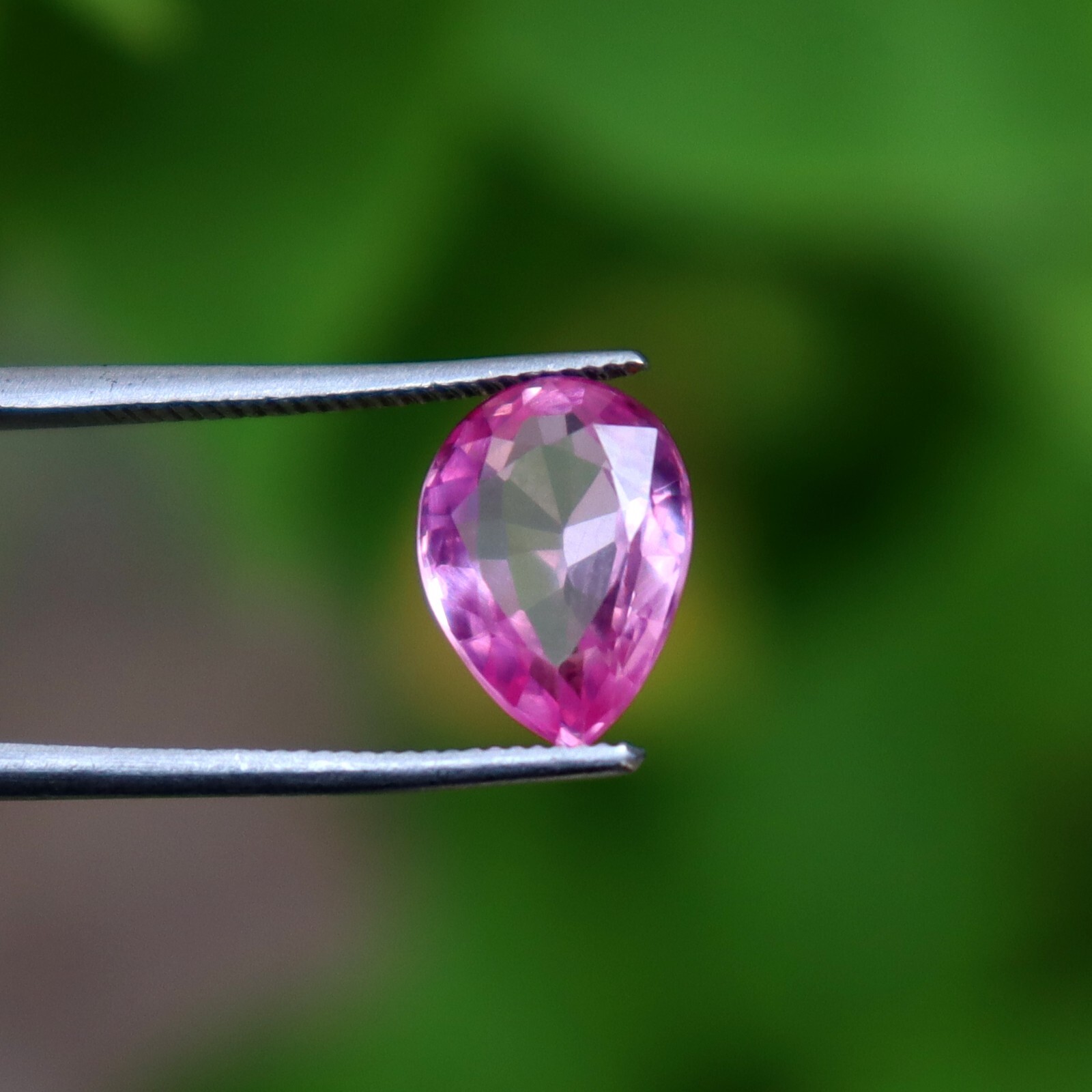 3.10 Ct Pink Sapphire Natural Certified Loose Gemstone Pear Shape Best Offer