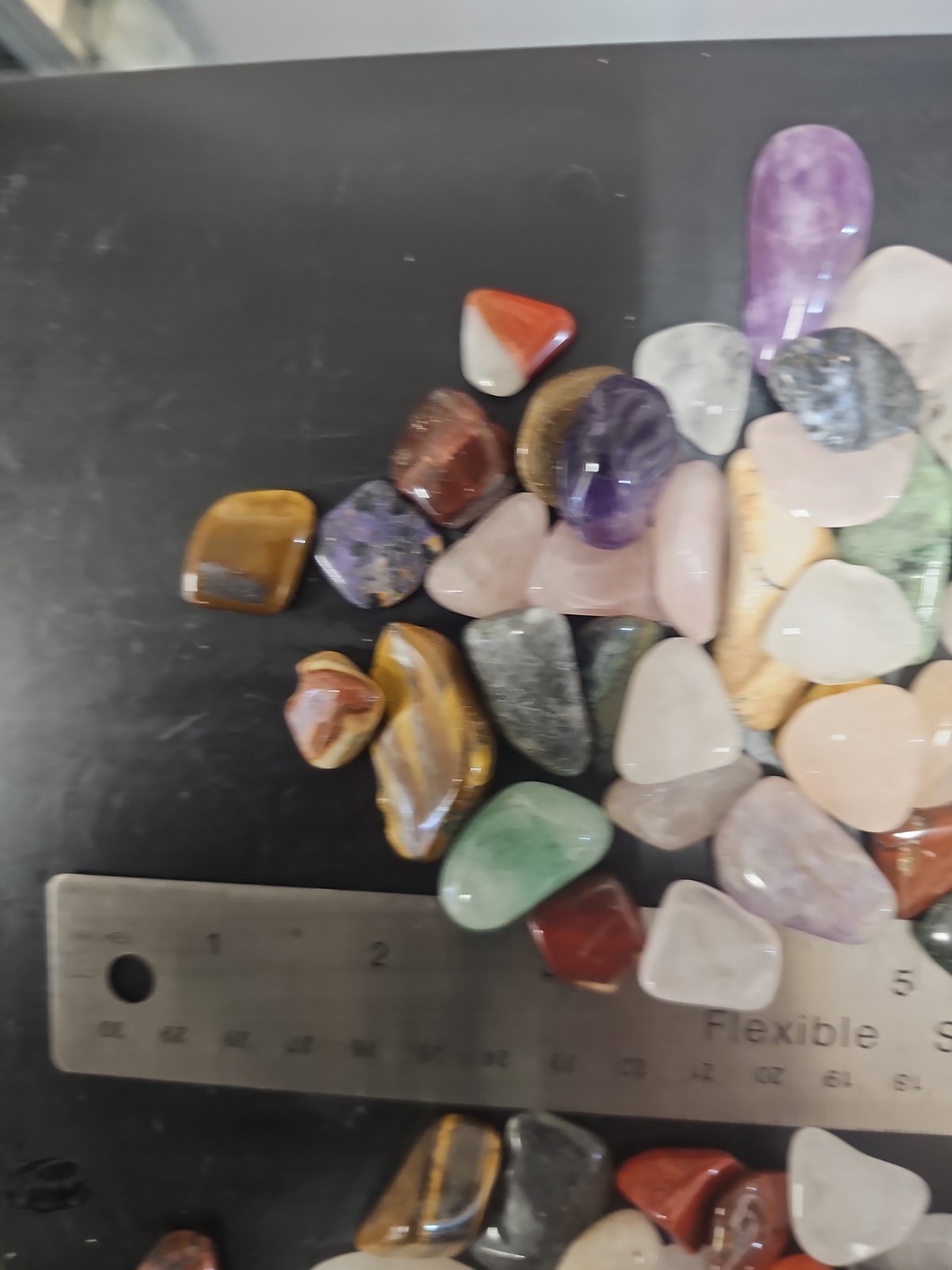 2 lb Wholesale Bulk Lot Assorted Mixed Tumbled Stones 1/2″ to 1-1/4″ Crystals