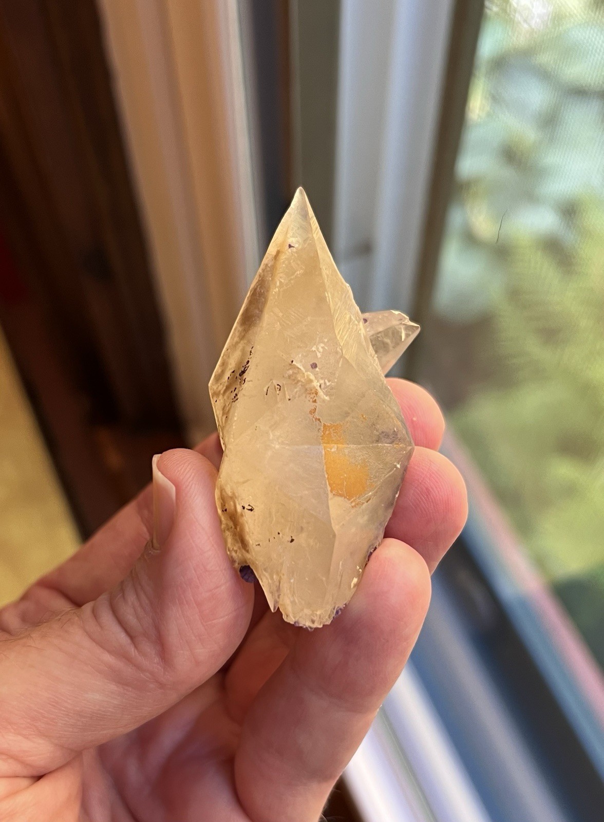 Calcite with Fluorite Mundy’s Landing Kentucky *Remarkable Twinning *Watch Video
