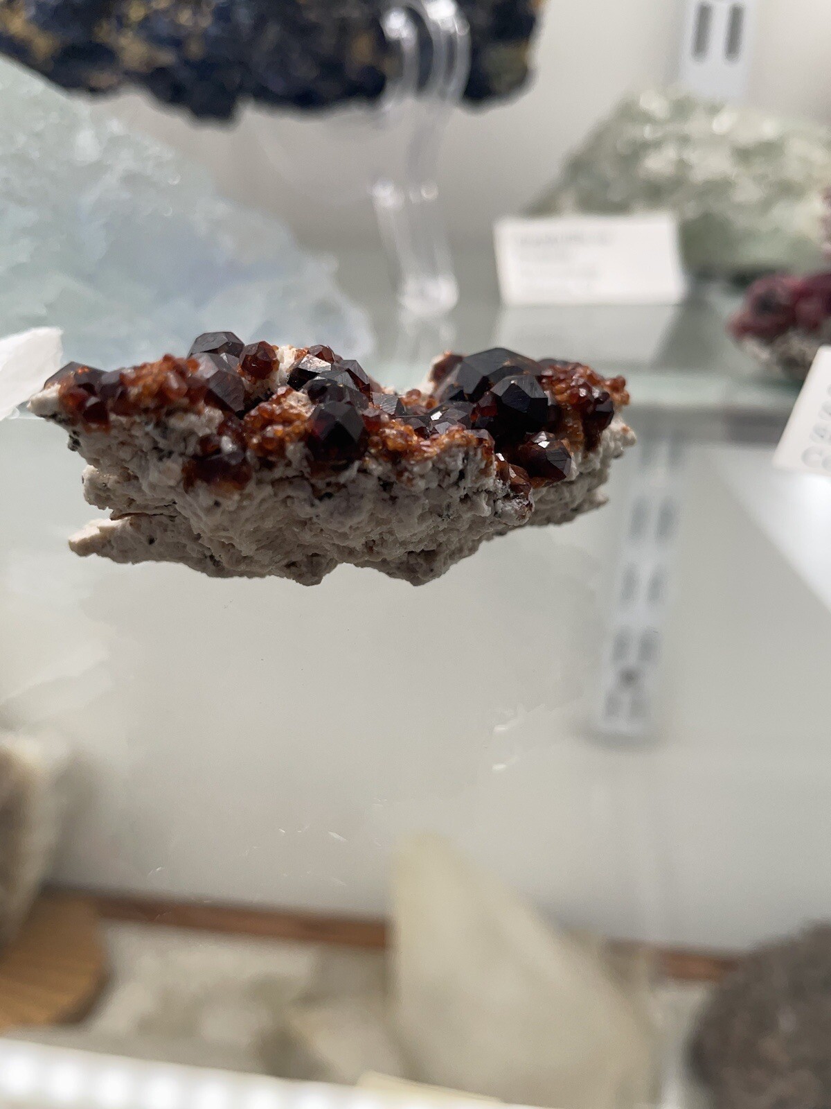 2 3/8” Spessartine Garnet Cluster, Tongbei, Yunxiao Co, Fujian, China