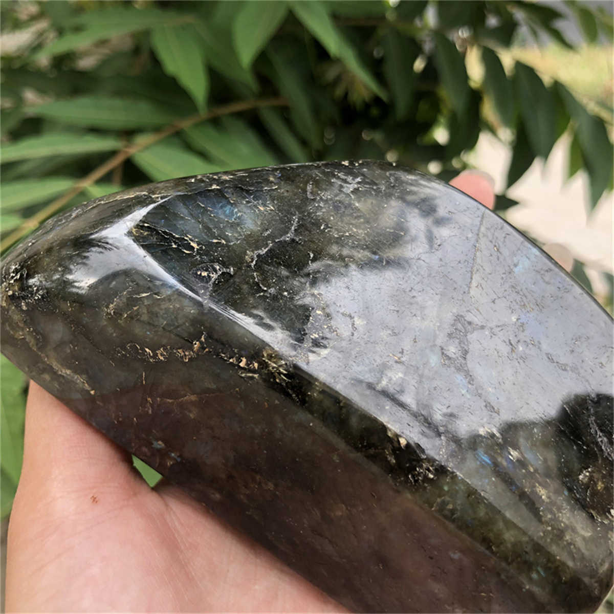 840g Natural Labradorite Mineral Quartz Crystal Mineral Reiki healing