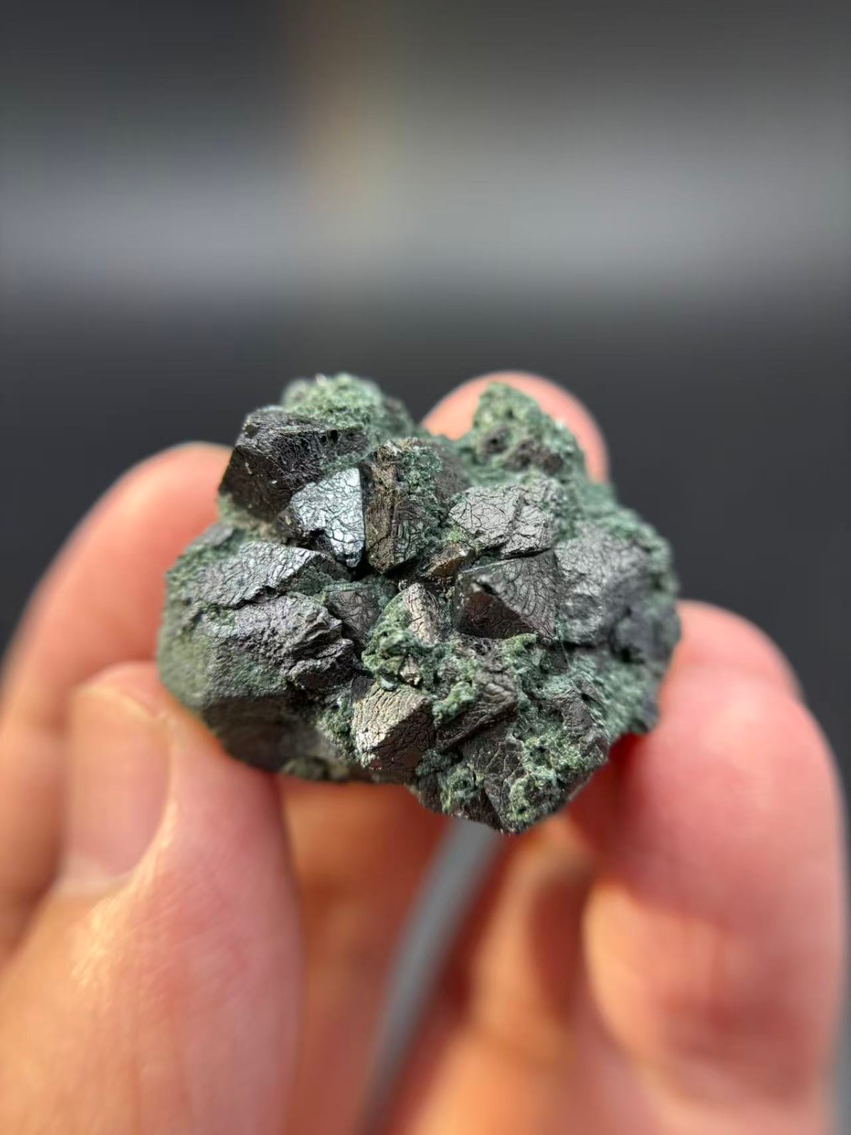 34g Magnetite From Huanggangliang Mine Inner Mongolia China
