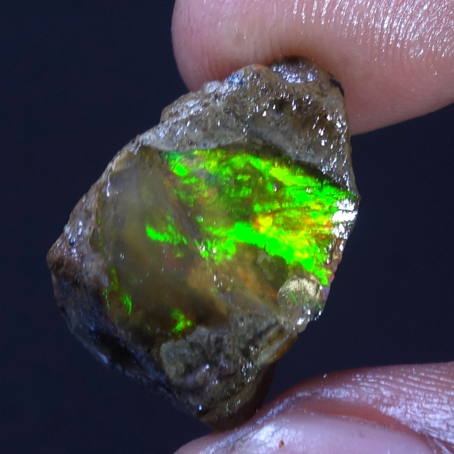 16.00 Cts 100% Natural Welo Fire Ethiopian Oil Opal Rough Cab Gems Ring Nacklace