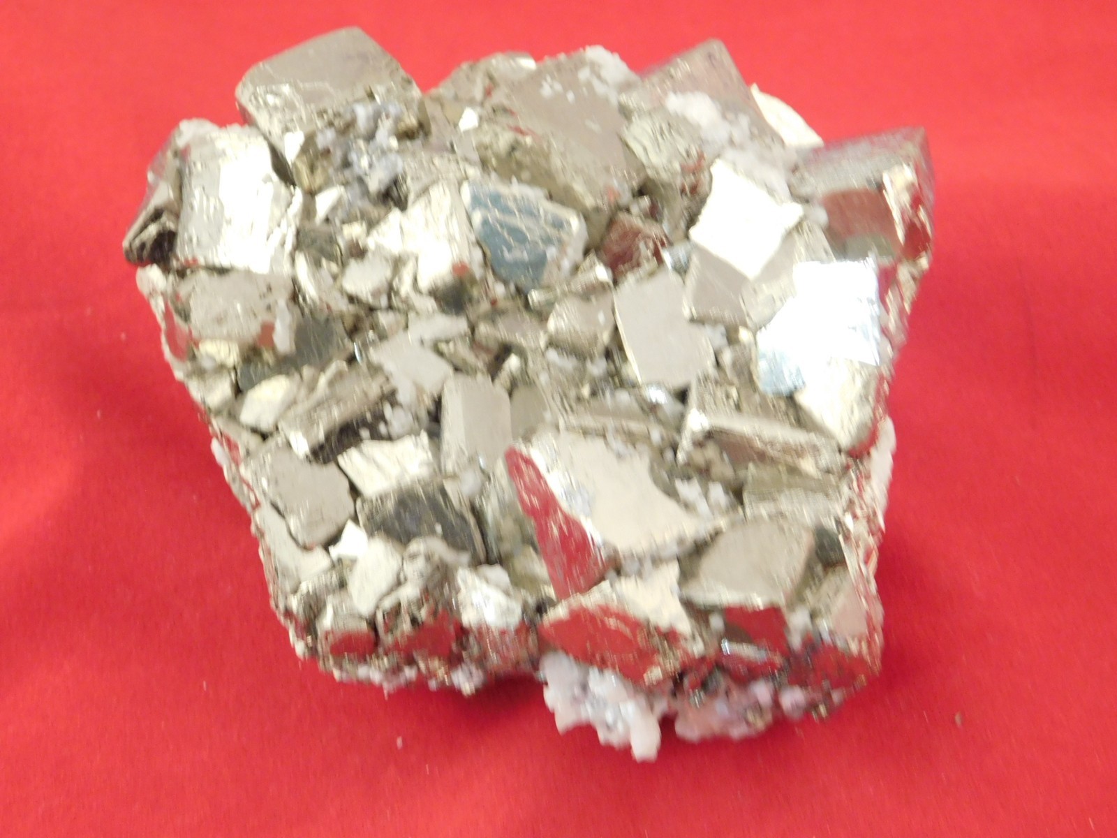 Big! Nice and 100% Natural Pyrite CUBE Cluster Huanzala Mine Peru 764gr