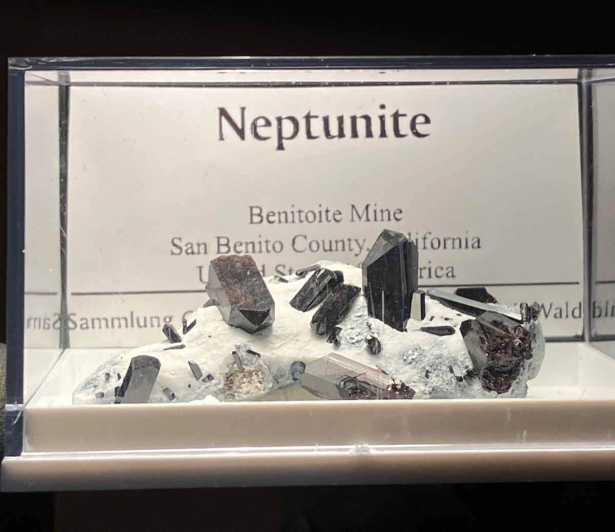 Neptunite Benitoite Mine, New Idria District, San Benito County, California, USA