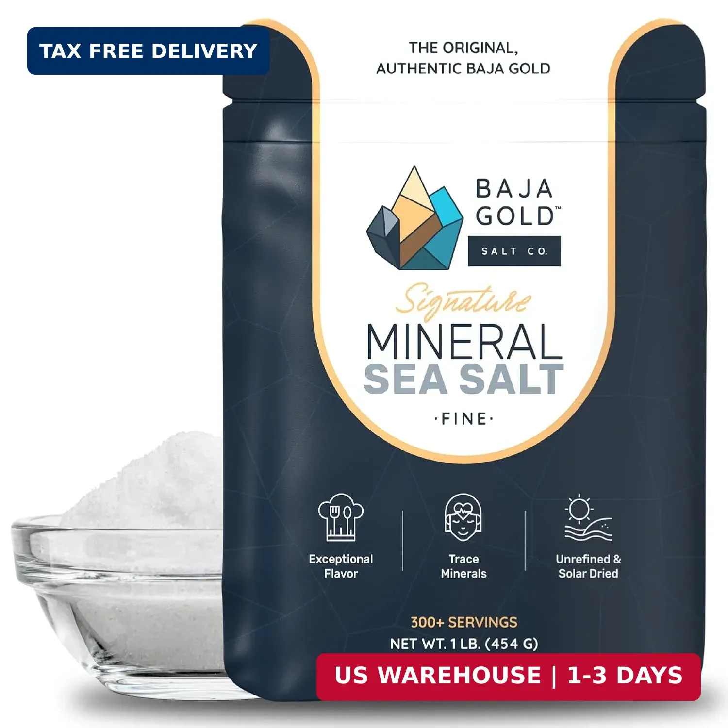 Baja Gold Signature Mineral Sea Salt – Recommended by Gary Brecka – Authentic Fi