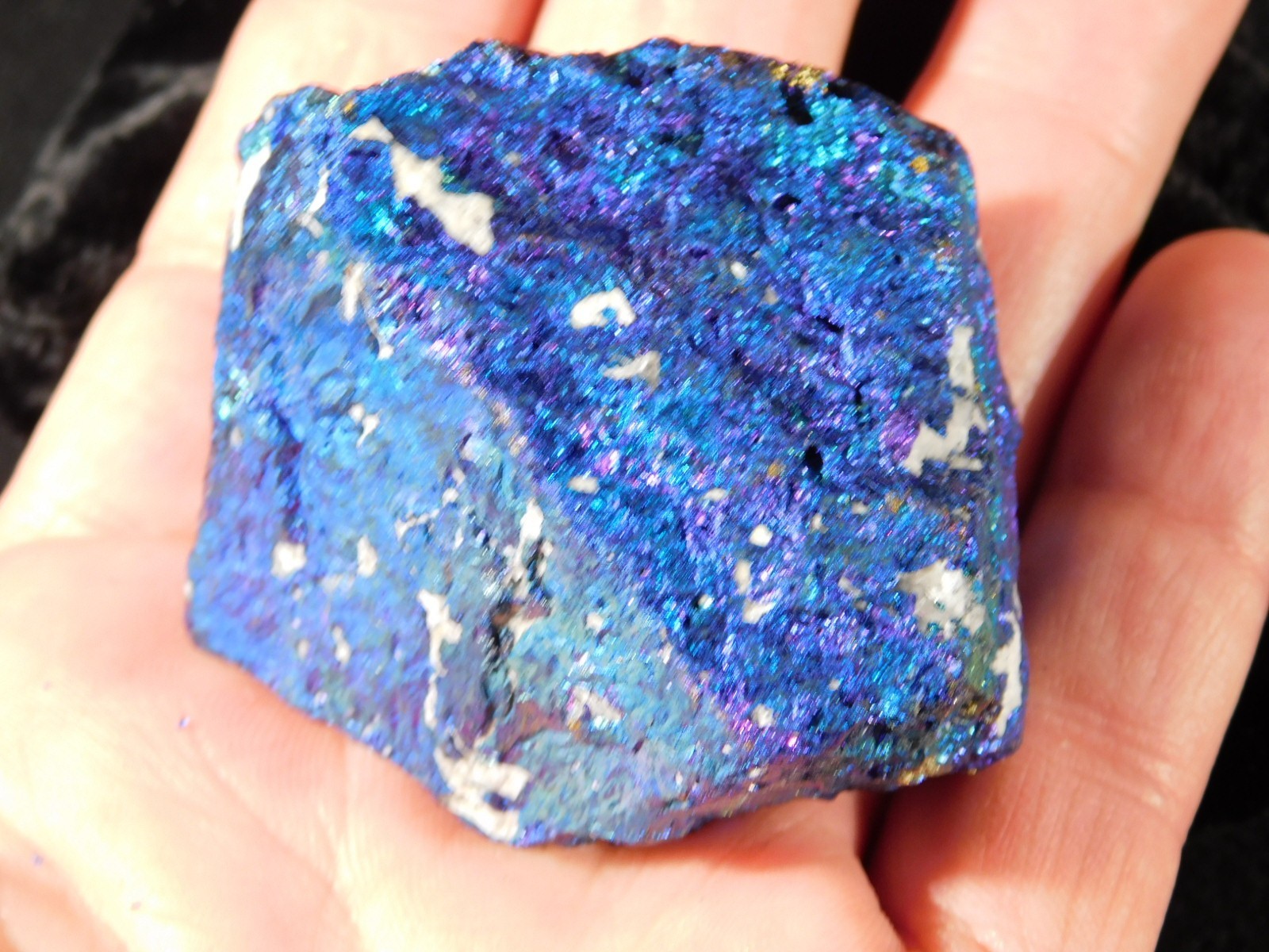 Bright IRIDESCENT Peacock Copper Chalcopyrite or Peacock Ore Mexico 195gr