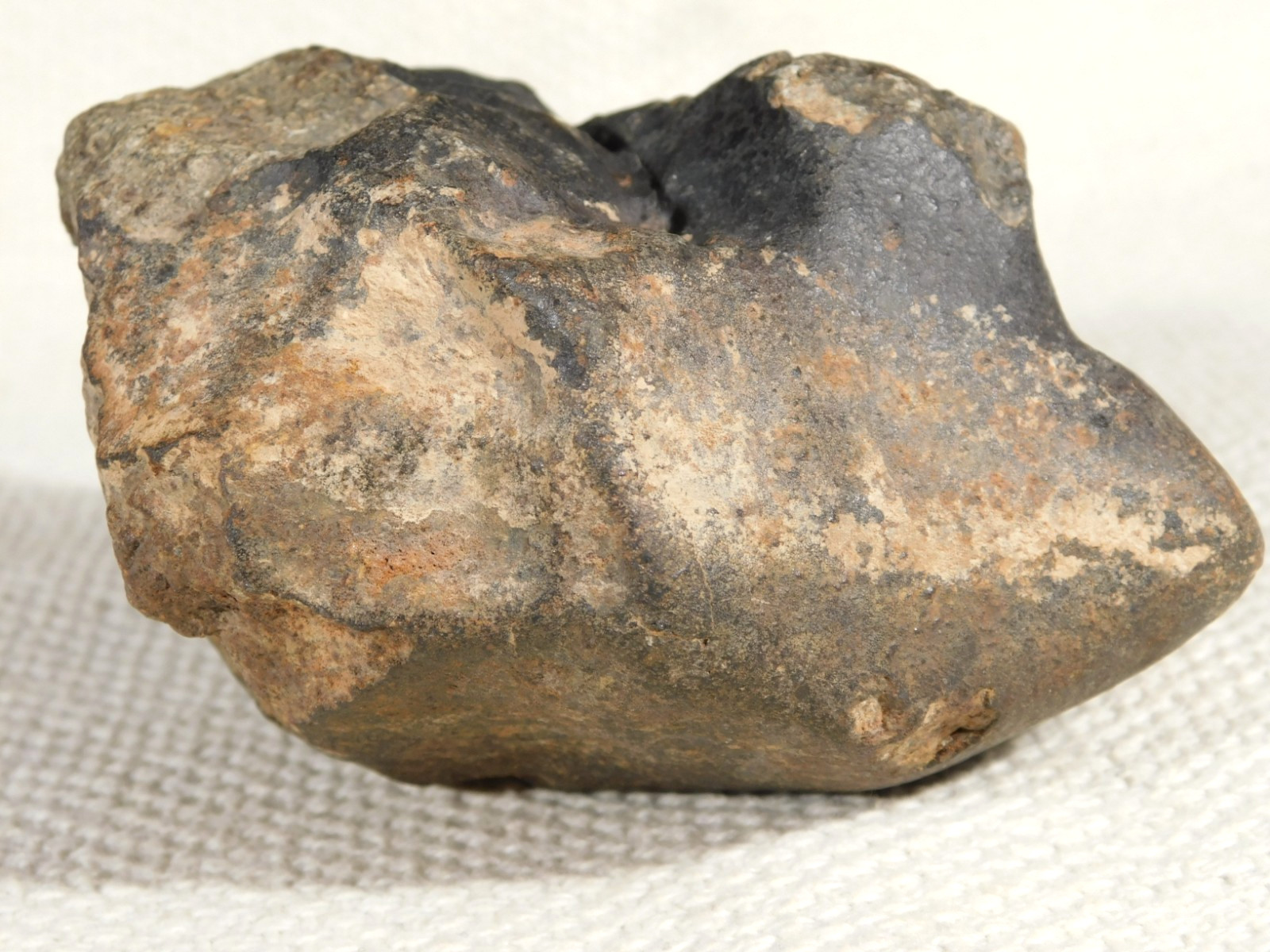 Big! N.W.A 869 Stony METEORITE with Dark Fusion Crust and DEEP REGMAGLYPTS 880gr