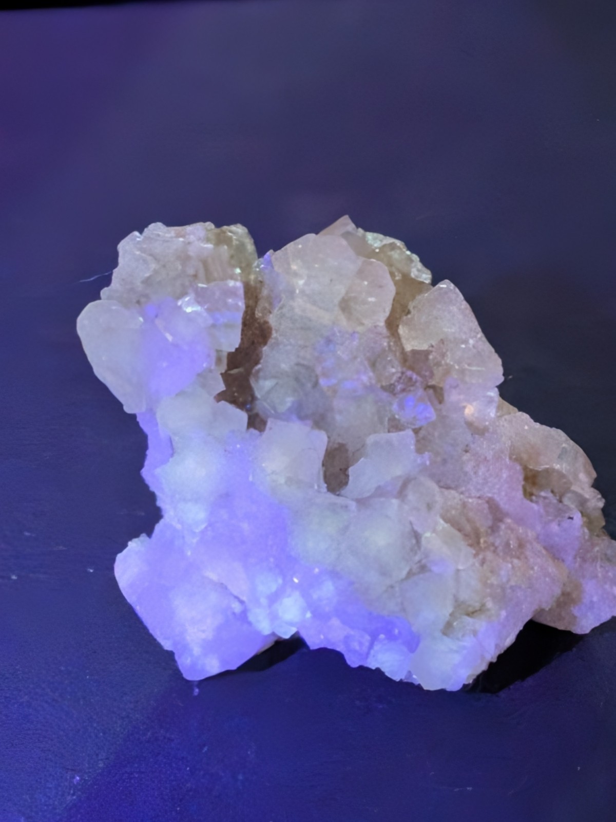 Brown Fluorite Cluster with Quartz Fluorescent Western Kentucky USA