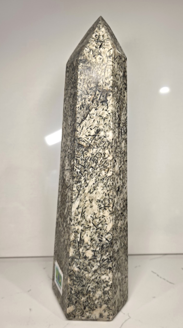 5.8LB 11.5″ Epidote Crystal Tower Obelisk