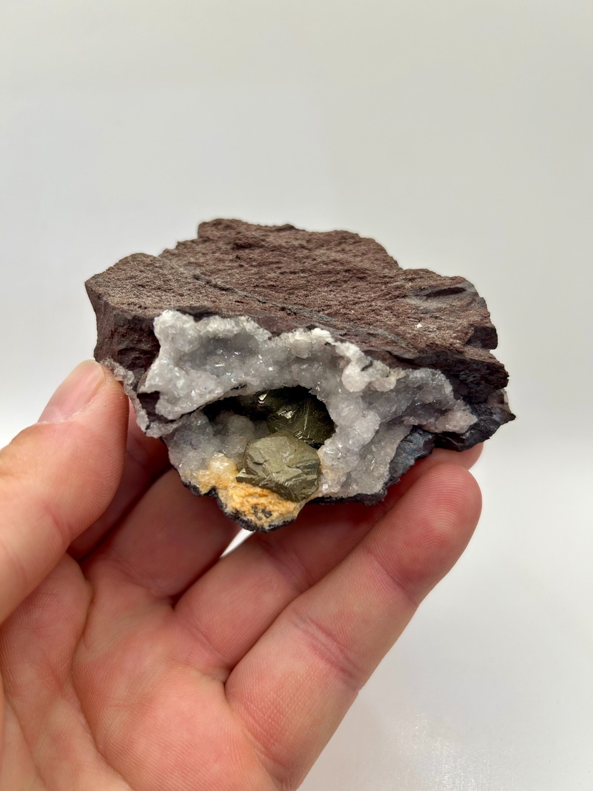 Old Rare Superb Pyrite & Calcite, N’Chwaning Mine, Northern Cape, South Africa