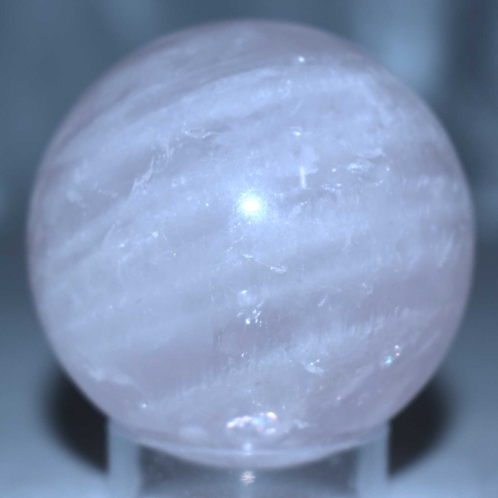Beautiful Rose Quartz Sphere 1.98″/177 Grams