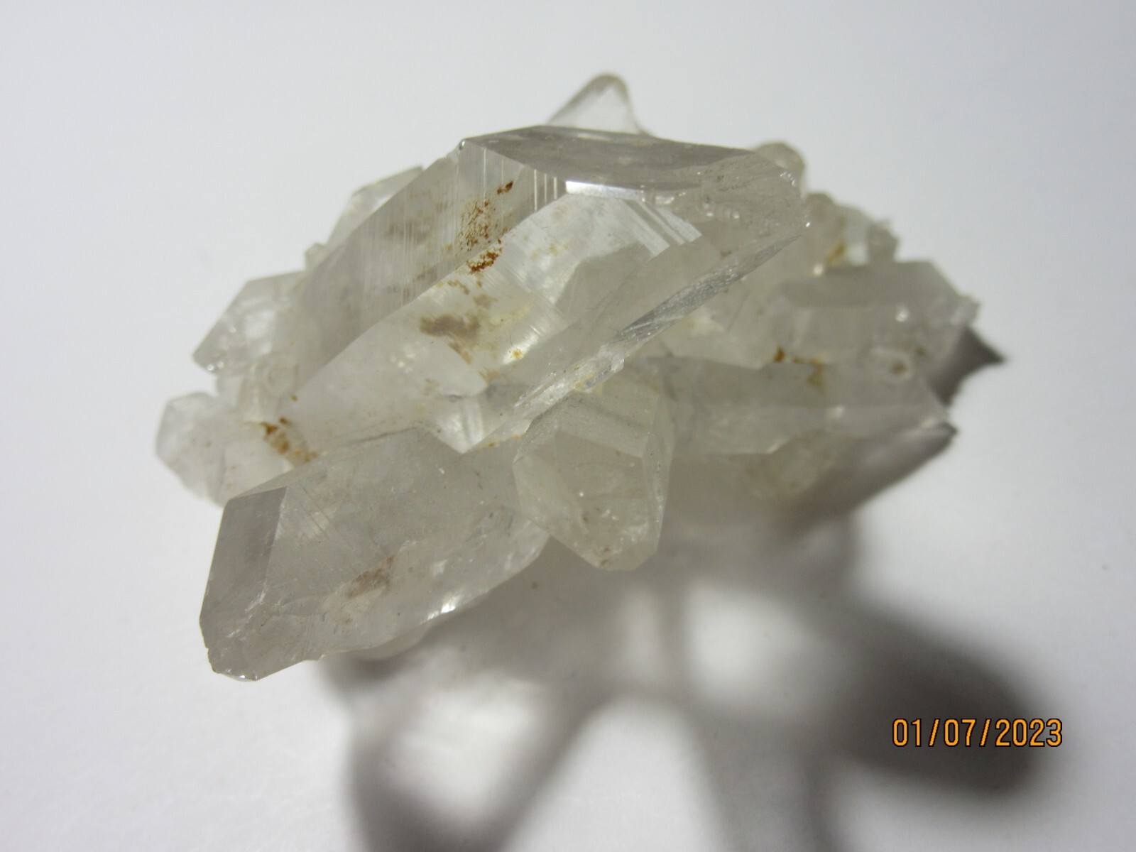 Arkansas Natural Quartz Crystal 2 3/8″ Cluster Collectible Reiki MIAQC-1