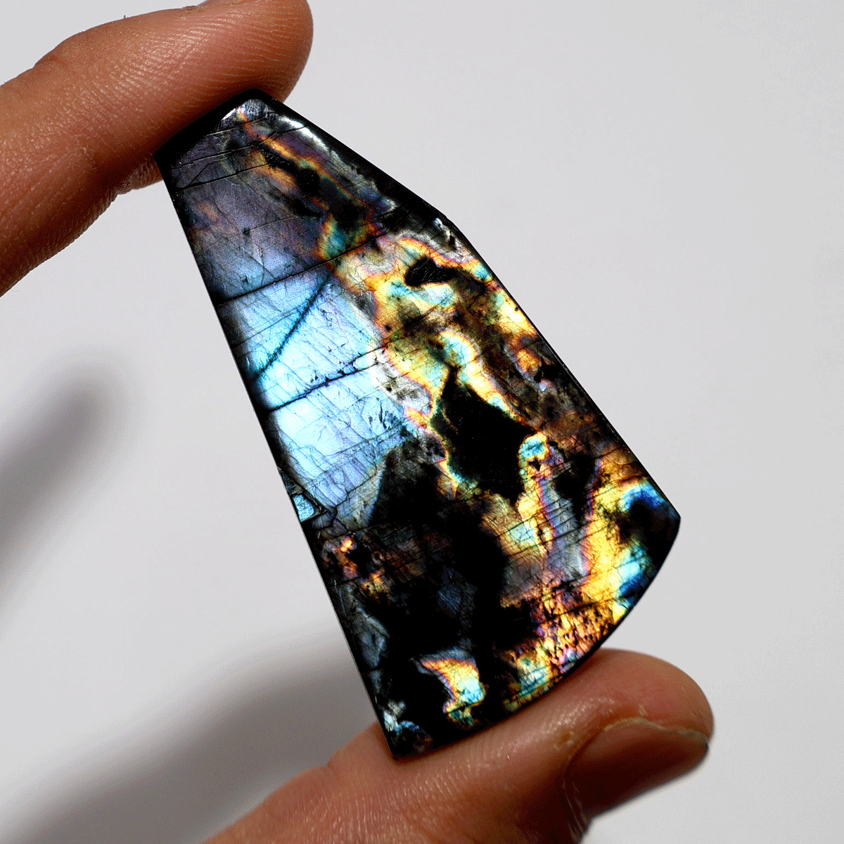 Awakening— Aurora Spectrolite Freeform Slab | Full Spectrum Flash from Finland