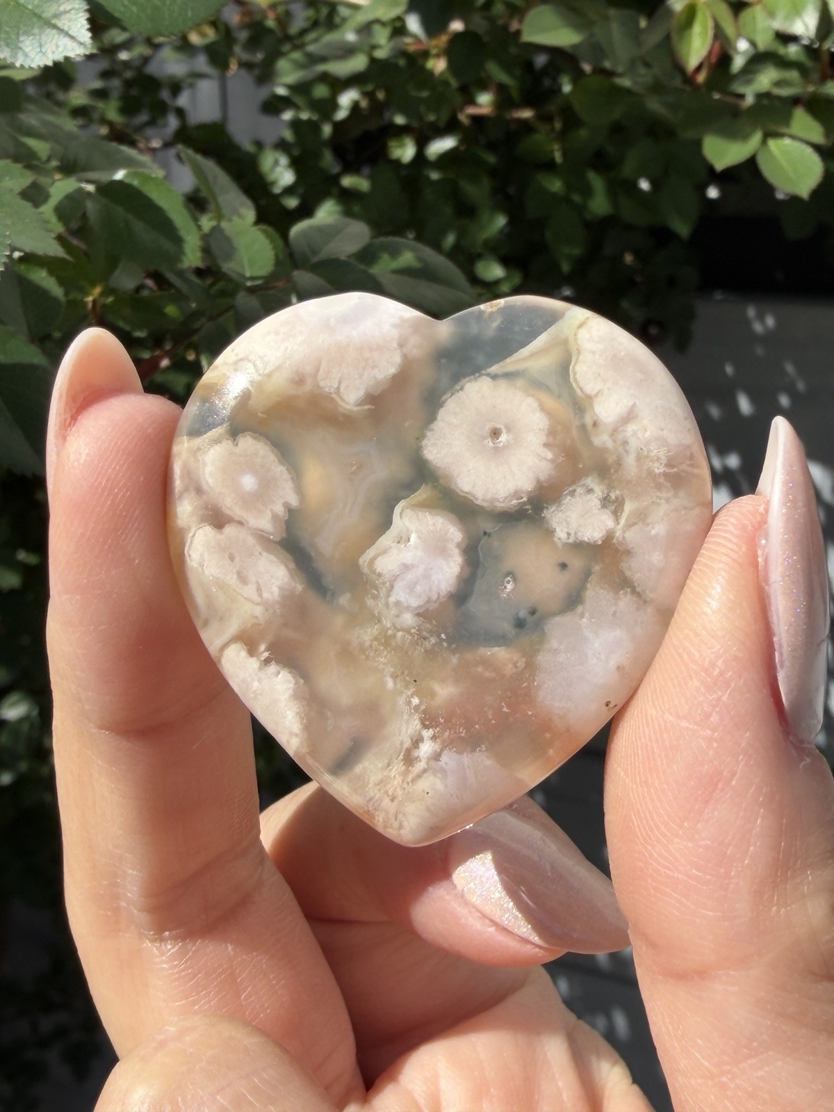 Wholesale 11 PCs 1.5” Natural Crystal Heart Shaped Worry Stone Healing Energy