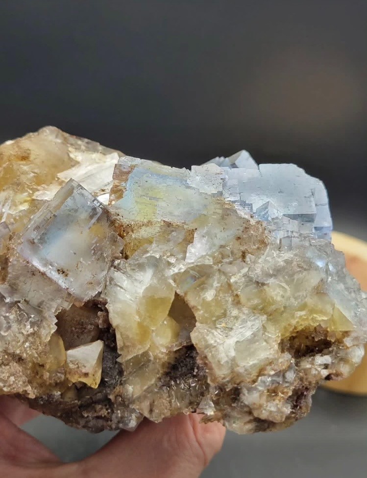 Blue Ice Large Illinois Fluorite Minerva No.1 Mine
