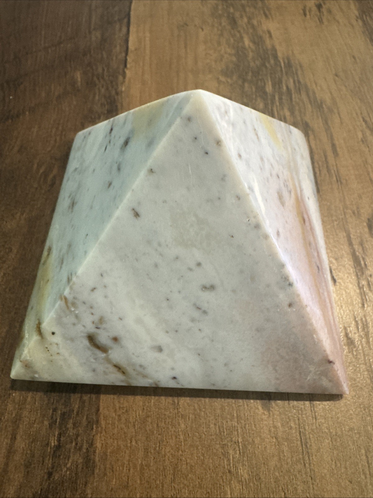 Large Ocean Jasper Pyramid Carving 576 Grams 3.75”