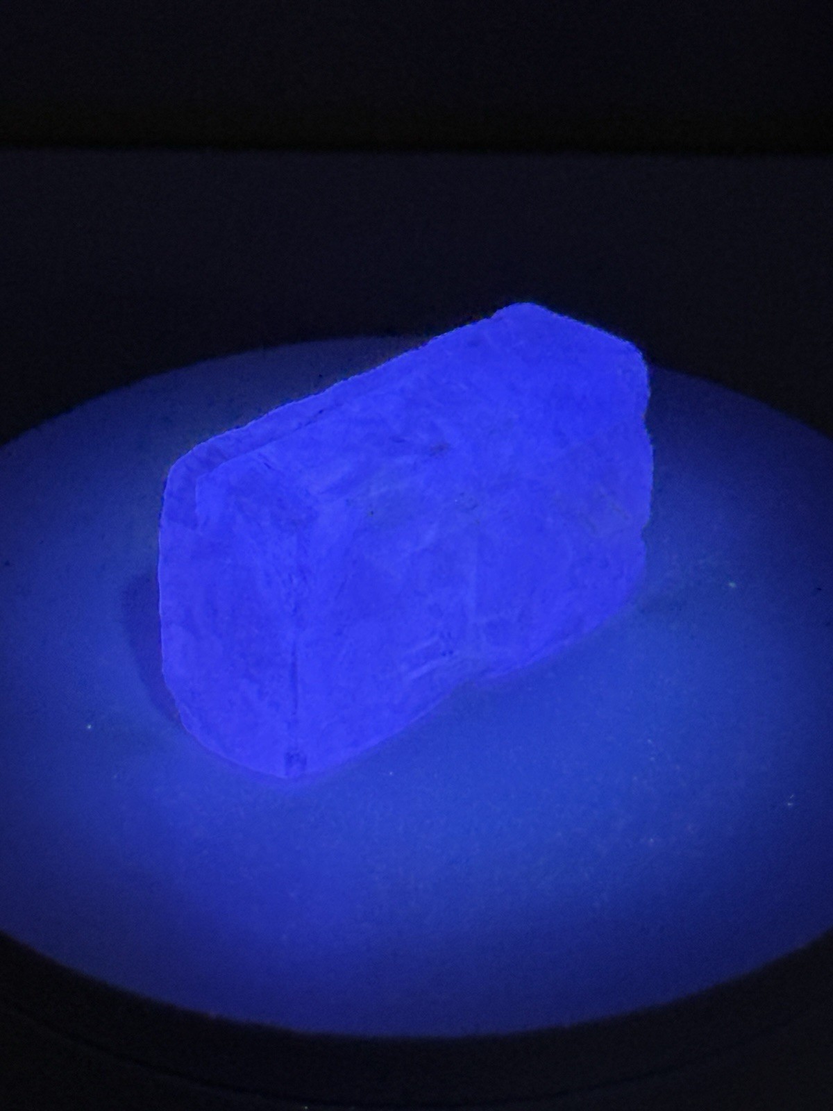 STUNNING Iceland Spar Calcite Crystal Specimen w/ Terlingua-like Fluorescence