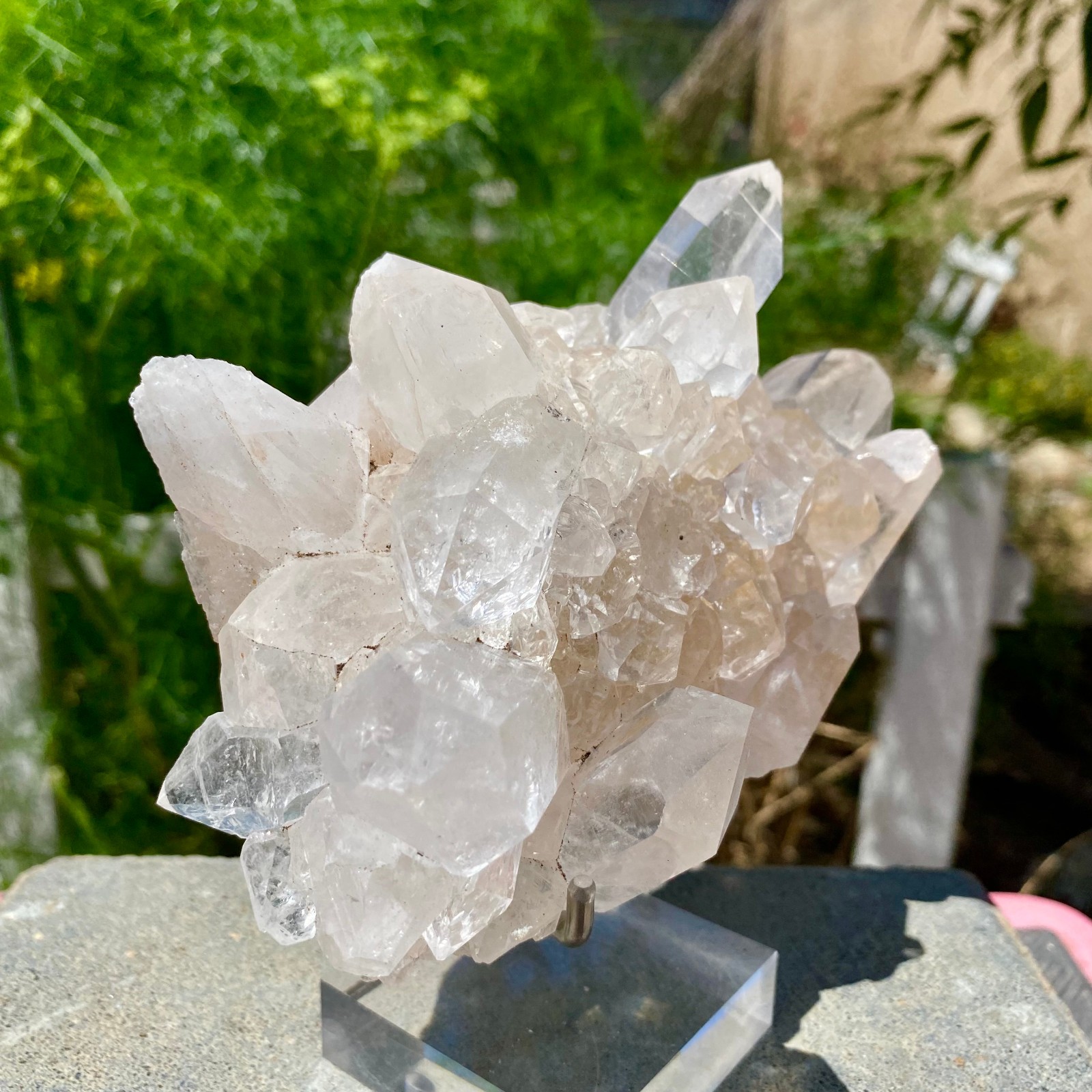 1.17LB Natural white Crystal Himalayan quartz cluster /mineralsls