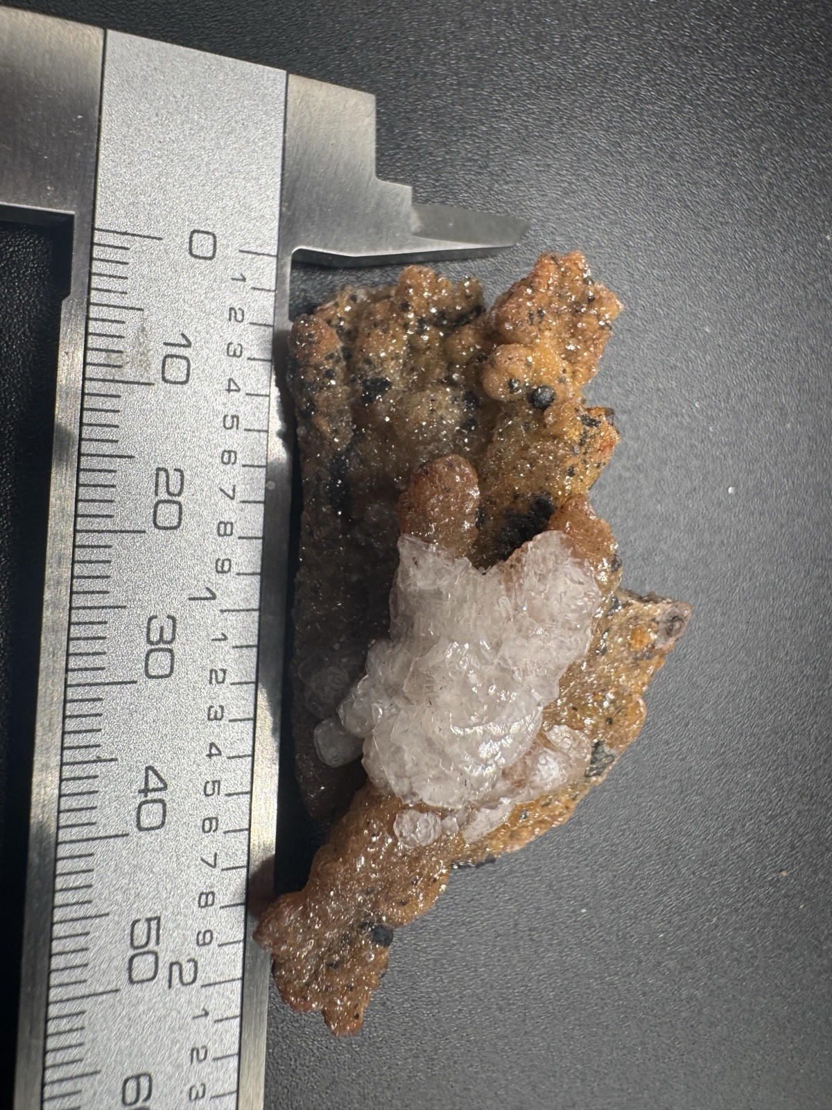 Smithsonite w/Calcite From Jean Baptista Mine, Lavrion, Greece