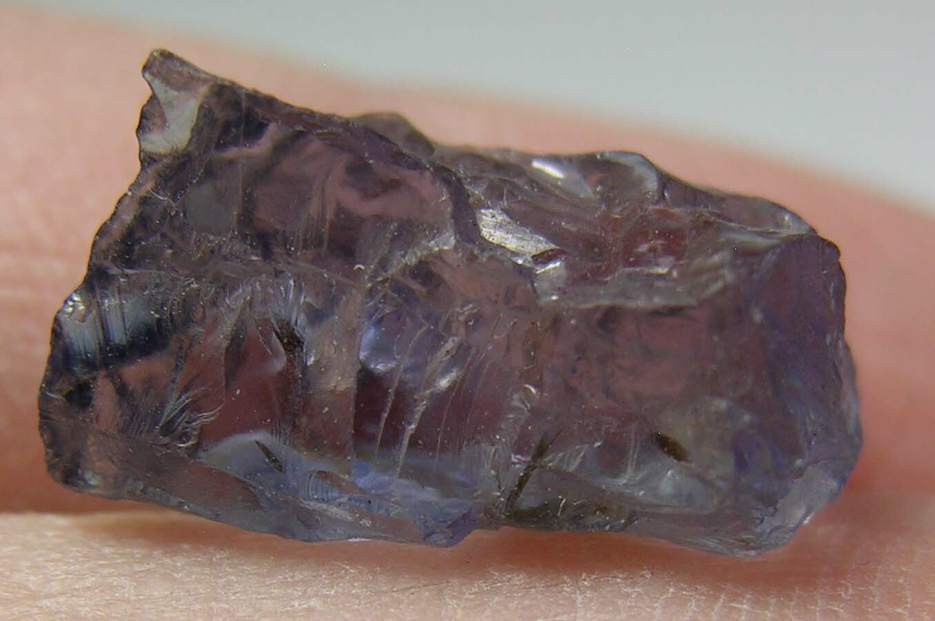 #17 Africa 7.45ct Uncut Rough Blue Pleochroic iolite Specimen 1.45g 16.00mm