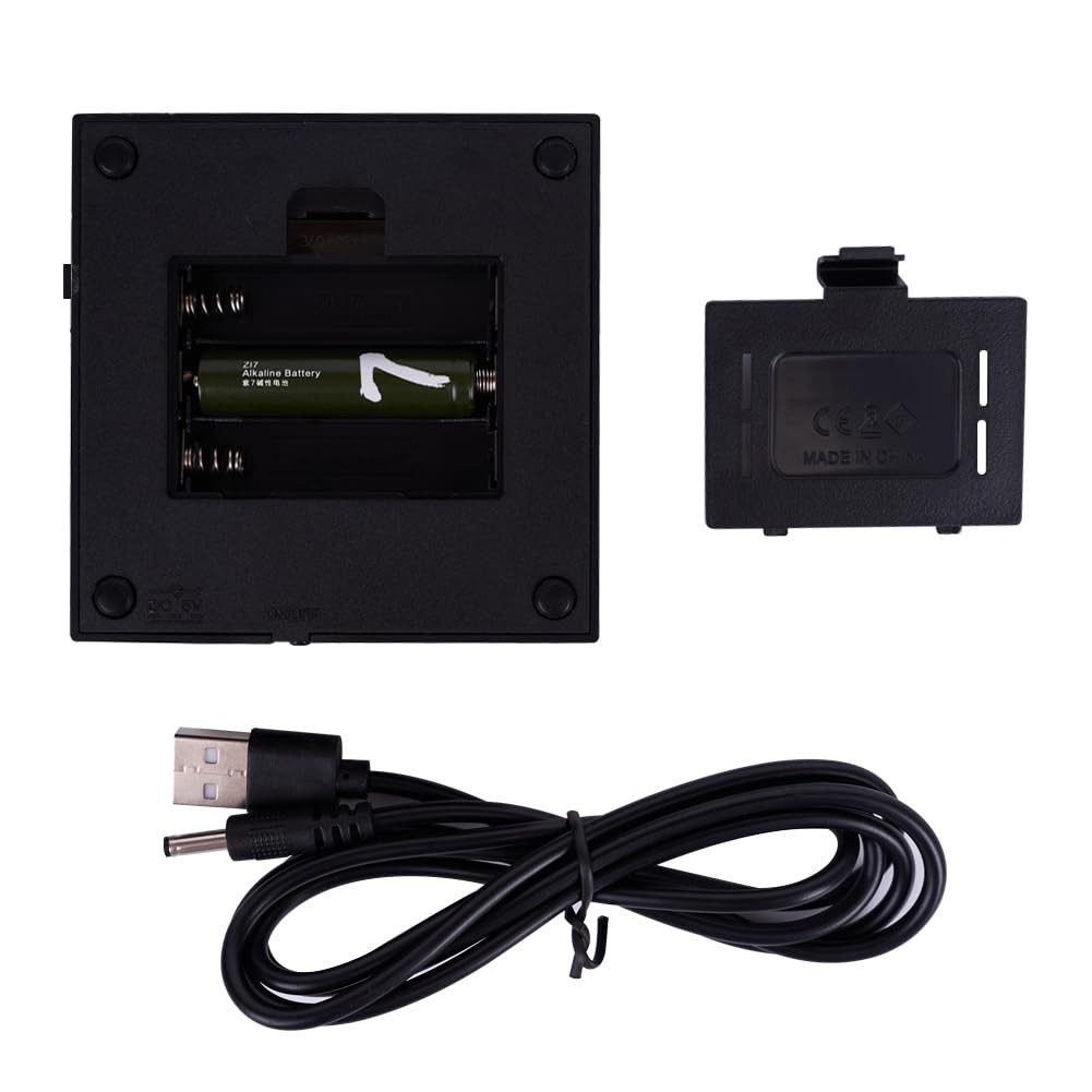 LED Multimodal Multicolor Light Stand Base Black – Square Display Base for 3D Cr