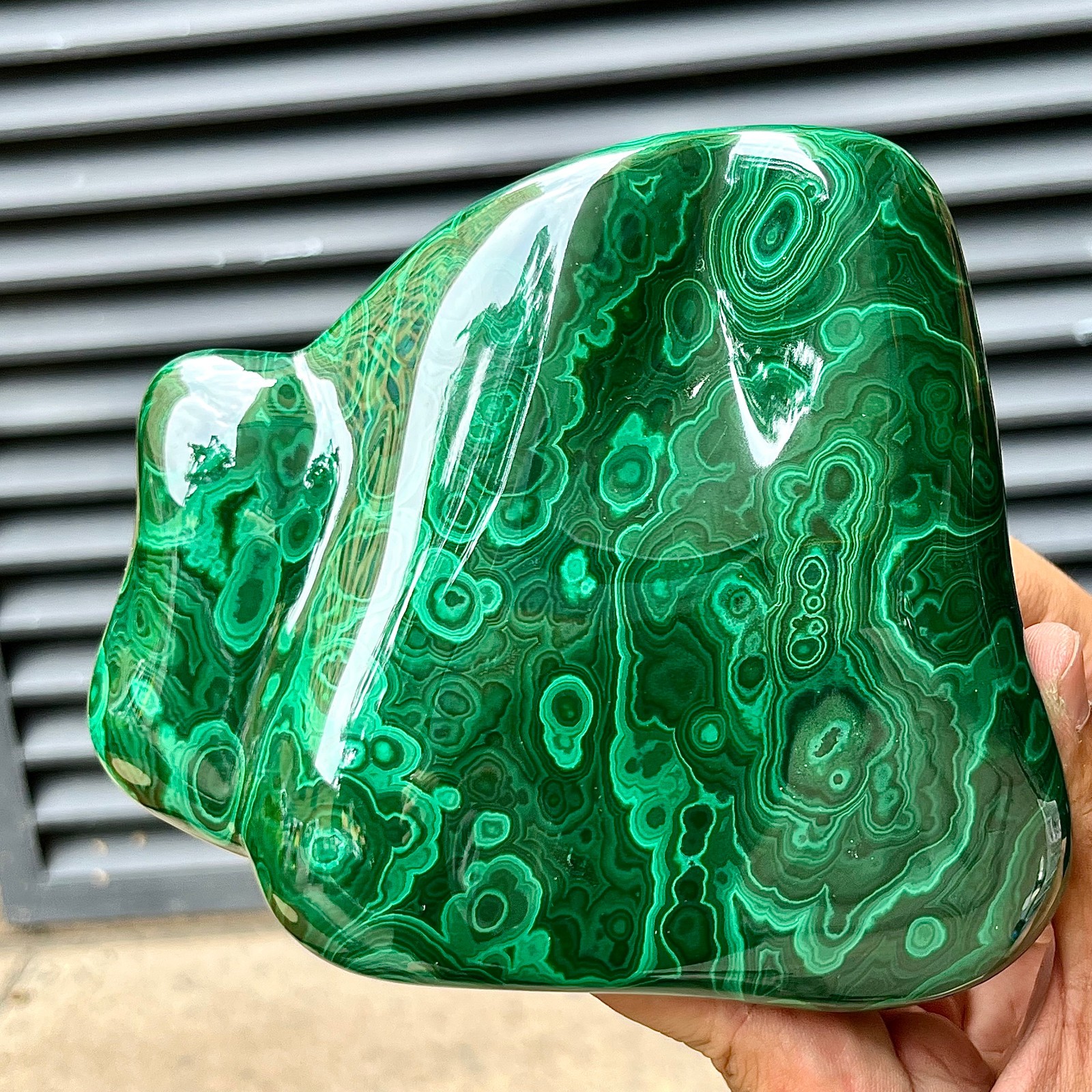 Malachite Polished Stone Natural Green Crystal Gemstone Reiki Chakra 4 lb