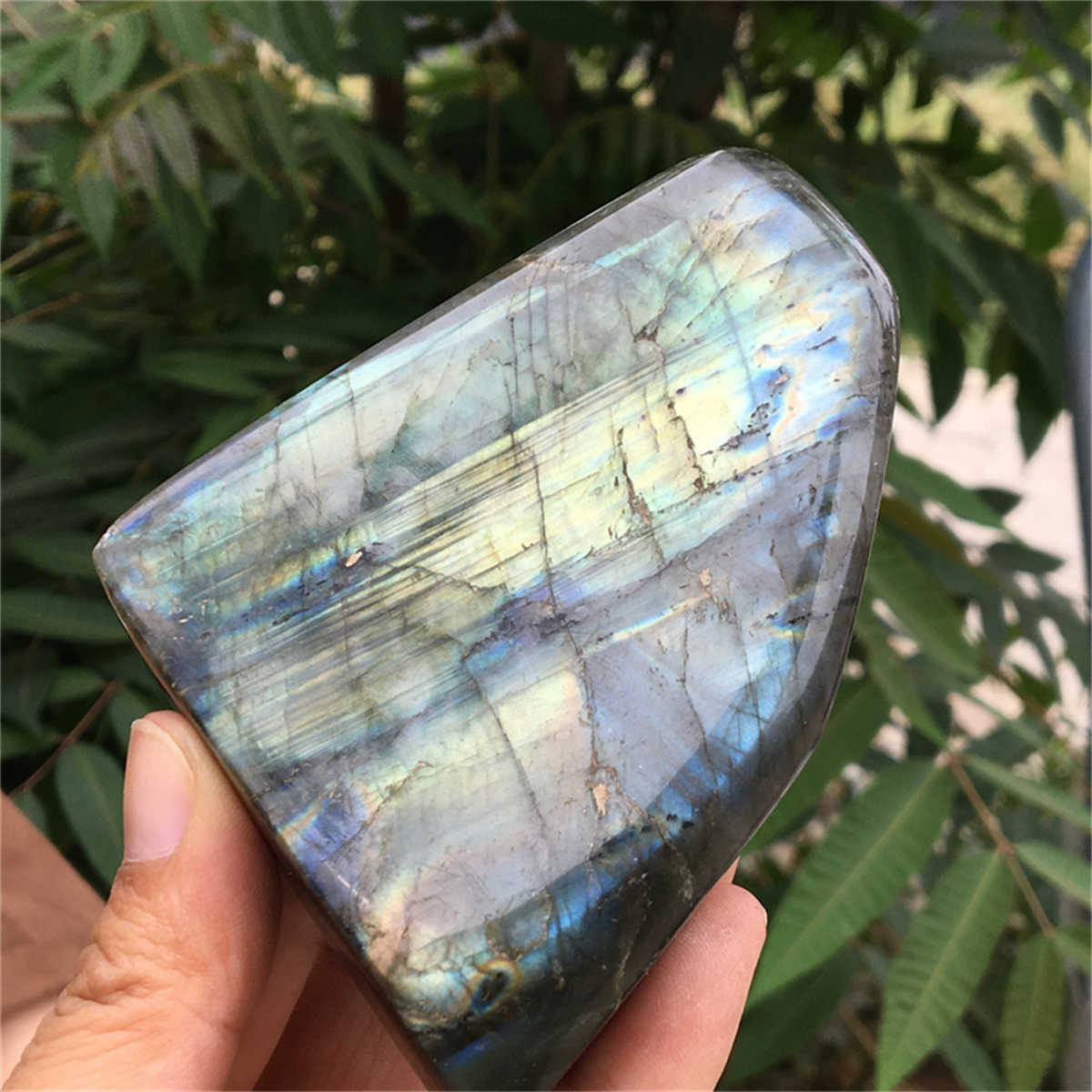 370g Natural Labradorite Mineral Quartz Crystal Mineral Reiki healing
