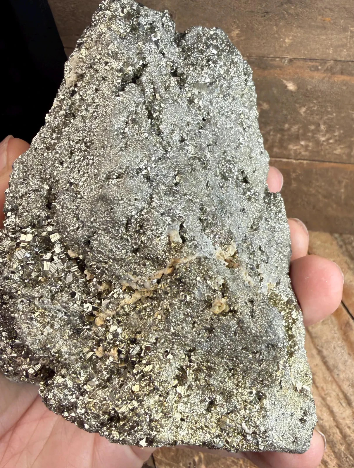 4.5 inch 3.2 lbs Big Peruvian Pyrite