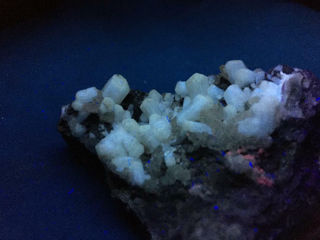 KB: BRIGHT SW FL. WHITE/CREAM TARNOWIZITE XLS. FROM TOUISSIT, MOROCCO