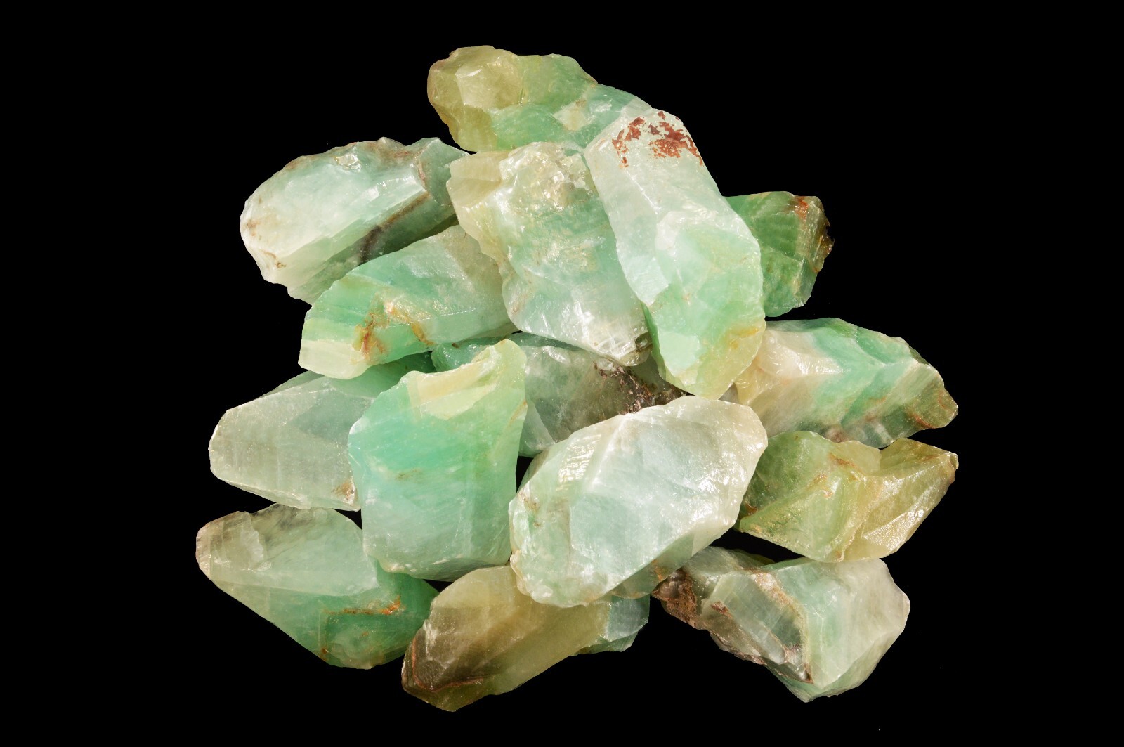 EMERALD CALCITE 3 1/2″ 13-16 Oz Raw Rock Mineral Specimen Chakra Healing Crystal