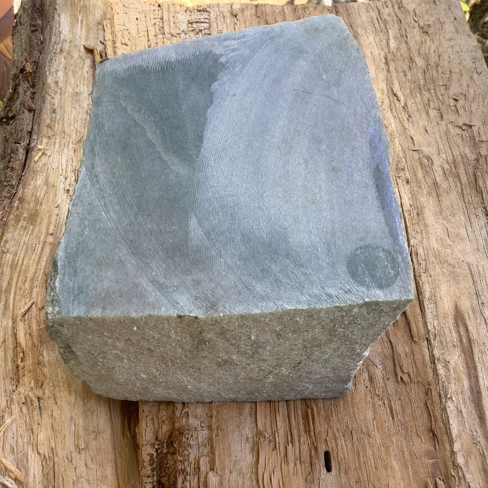 Siberian Jade Block Jelly Green Jadeite Jade Stone Lapidary Siberia 3822g