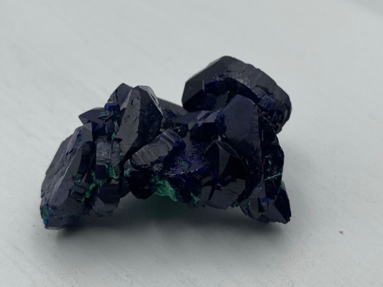 ~ 1 1/2” x 1” x 3/4” high, AZURITE, Milpillas Mine, Cuitaca, Sonora, Mexico