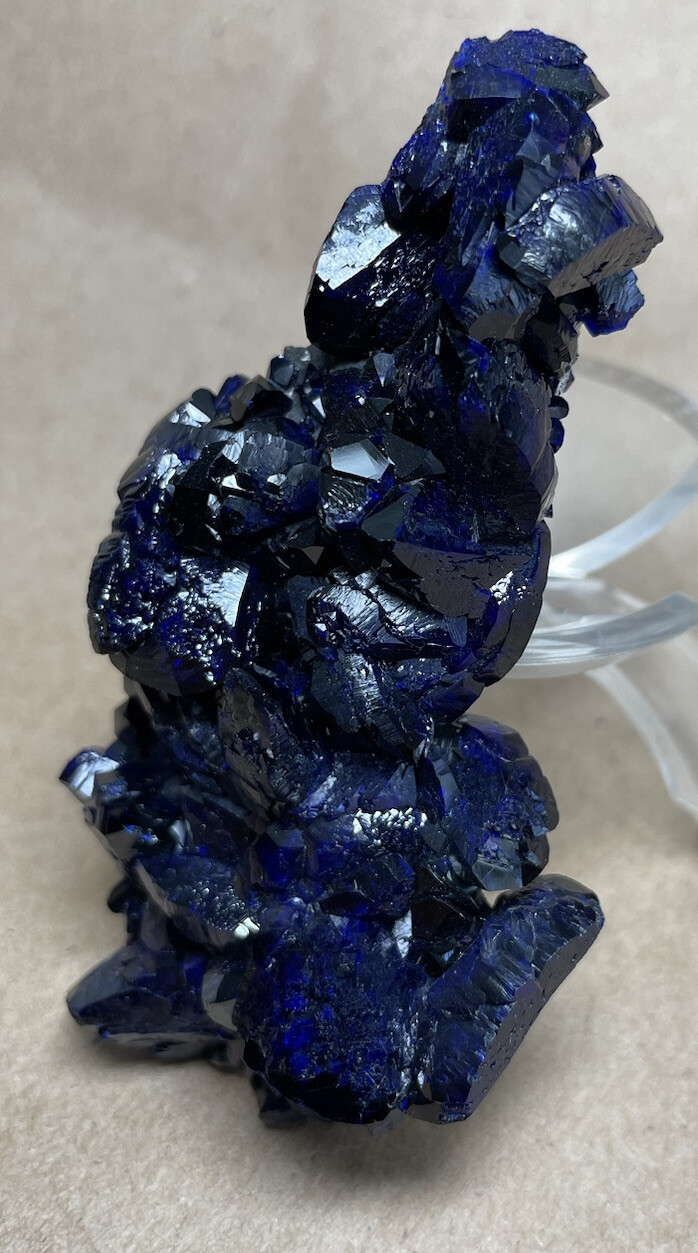 ~ 3 3/8” high x 1 3/4” x 7/8”, AZURITE, Milpillas Mine, Mexico