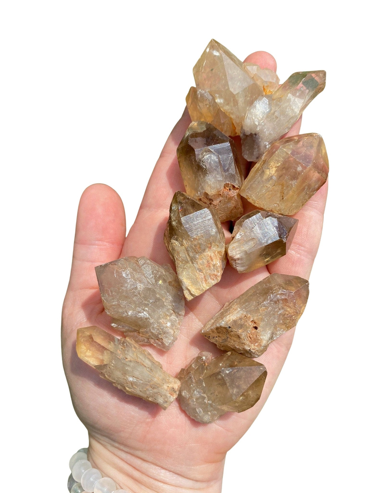 Raw Kundalini Citrine (Natural) Crystal Cluster, Natural Citrine from Congo
