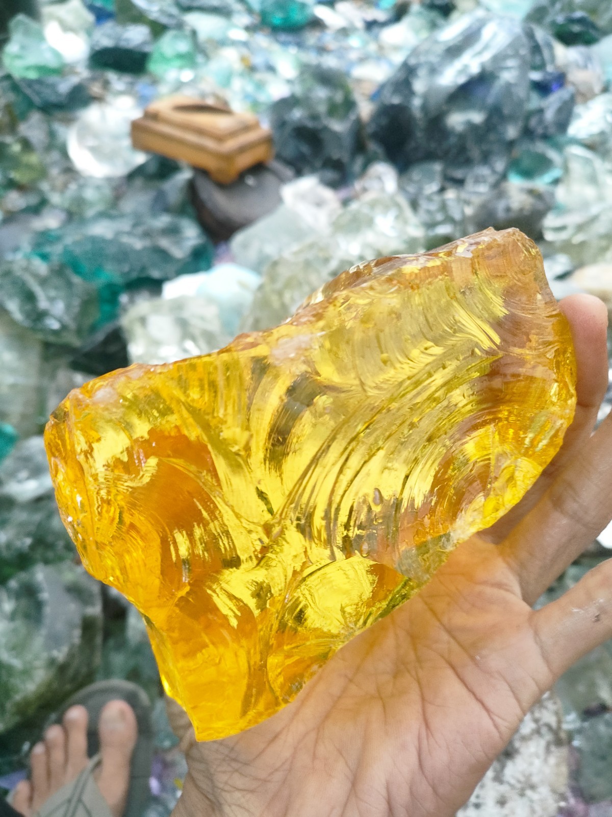 1453gr(BAY12) SPECIAL BIG SIZE ” rare Big Size Extrajoss Yellow Special Item