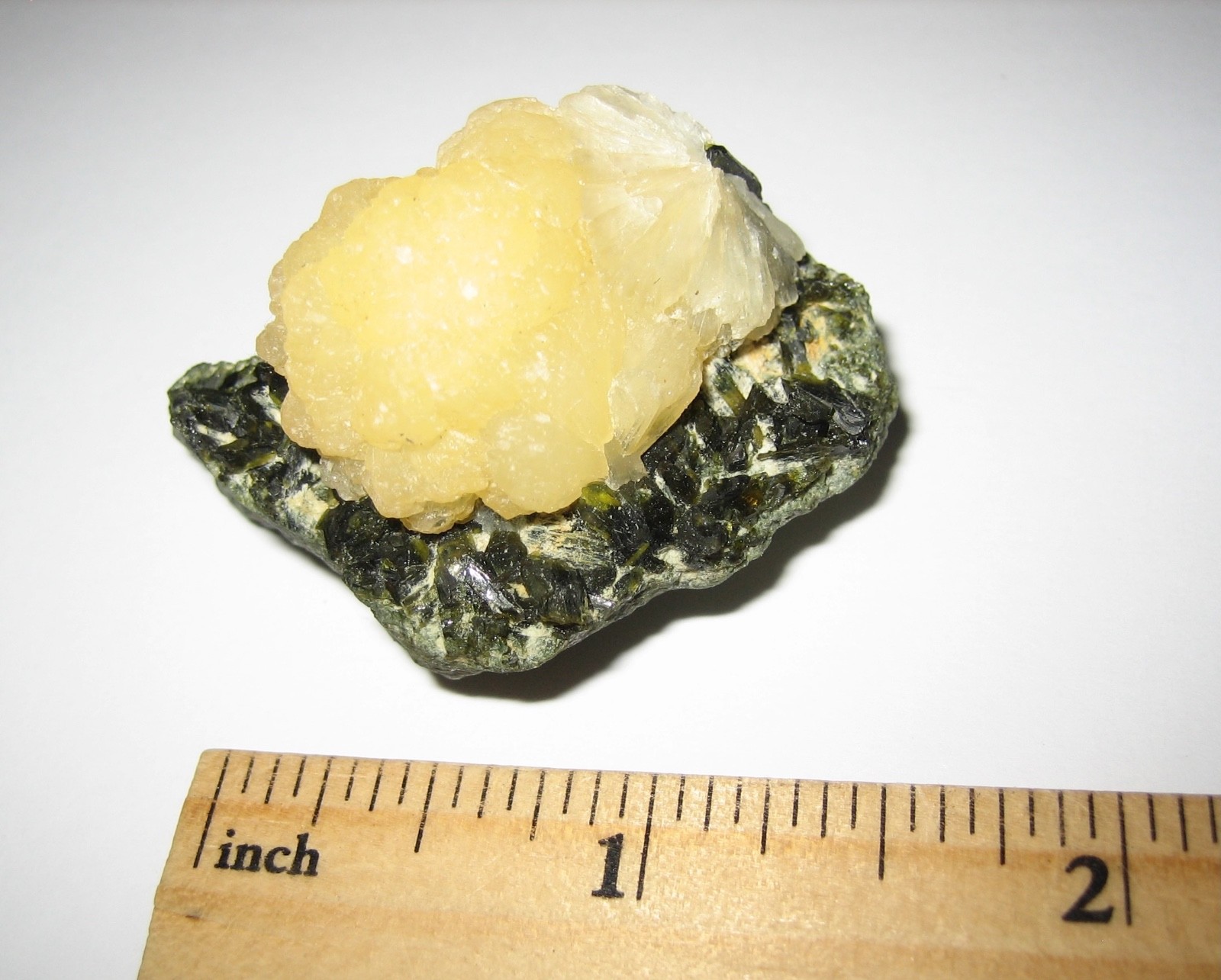 1.7″ BEAUTIFUL SMALL RARE! NATURAL STILBITE & EPIDOTE CRYSTAL CLUSTER MALI 34.6g