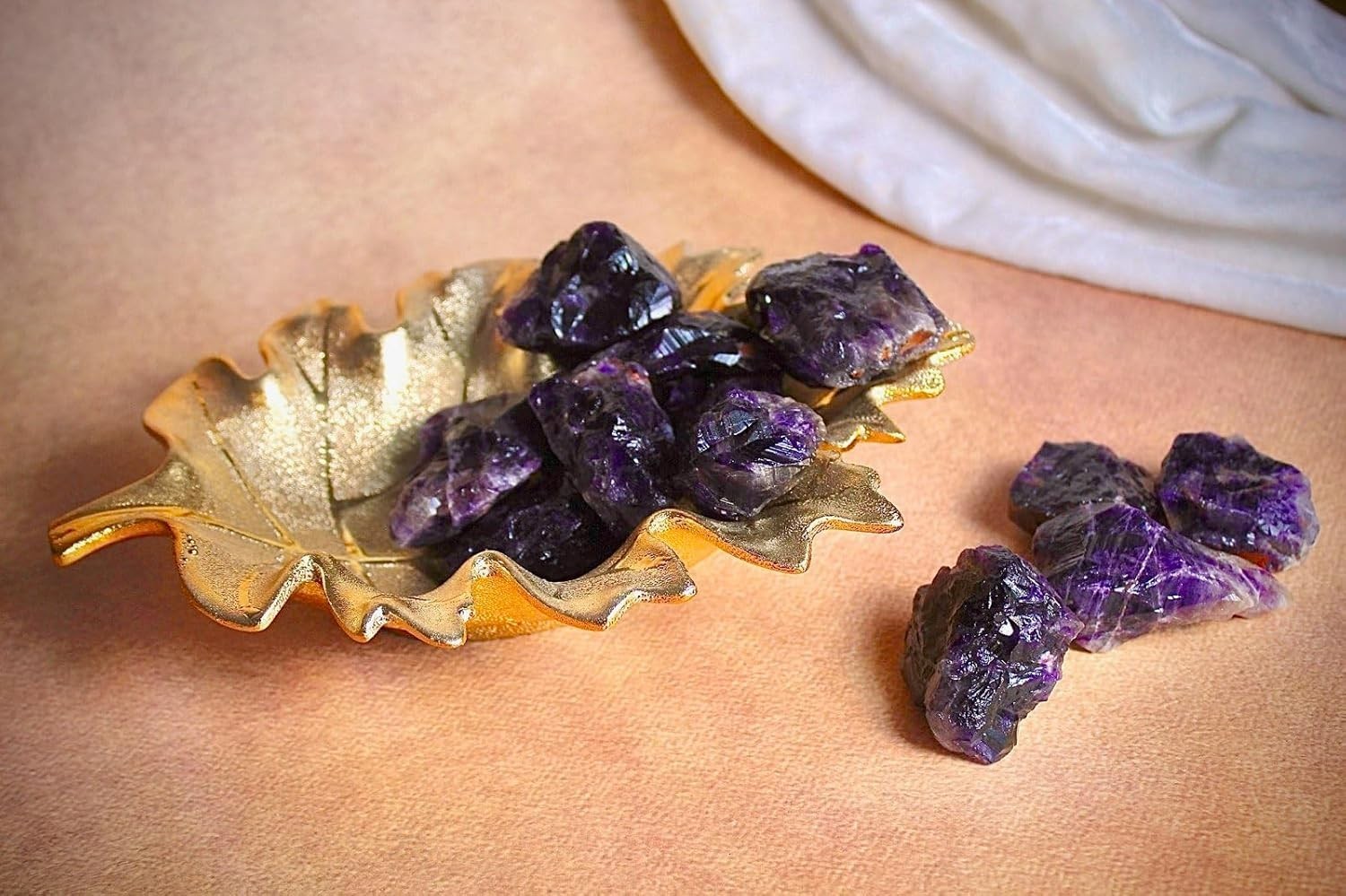 Amethyst Raw Crystals – Large 1.25-2.0” Natural Healing Stones for Meditation