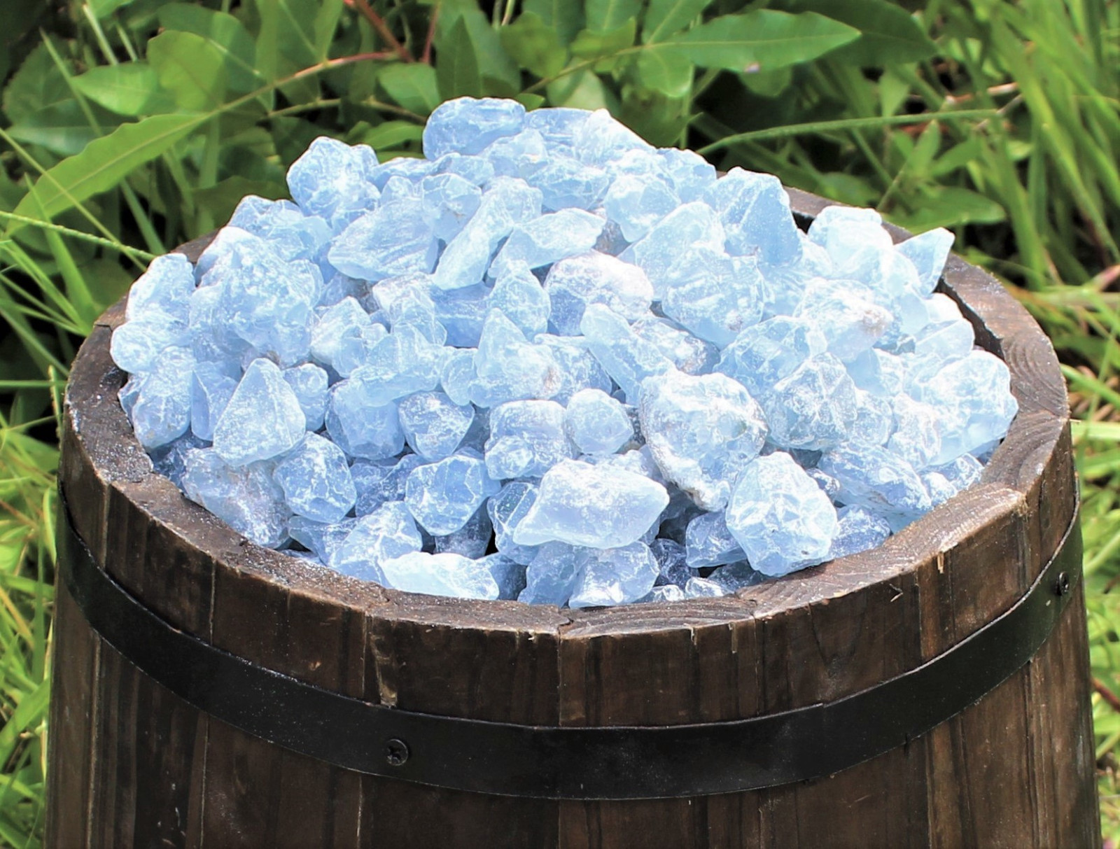 Celestite Rough Chips Natural Stones: Lot of 4 Pieces