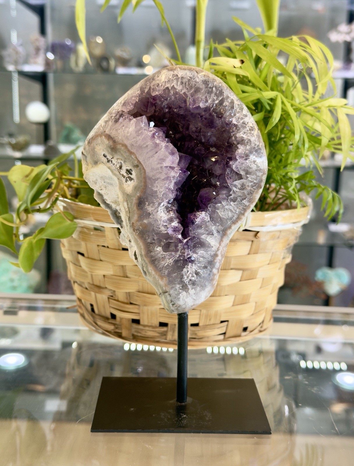 Amethyst On Stand